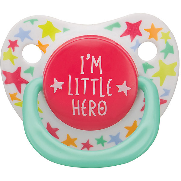 Соска-пустышка ортодонтической формы с колпачком I am a hero, с 12 мес., Happy Baby Соска-пустышка ортодонтической формы с колпачком I am a hero, с 12 мес., Happy BabyПустышки<br>Соска-пустышка с колпачком Happy Baby I am a hero изготовлена из безопасного высококачественного силикона и имеет ортодонтическую форму. <br>Ортодонтическая соска способствует правильному формированию прикуса и развитию челюстно-лицевого аппарата. Изделие оснащено вентиляционными отверстиями в носогубнике, которые позволяют коже вокруг рта дышать.<br>Соска-пустышка имитирует сосок матери в момент кормления грудью, поэтому оптимально подходит по форме для ротовой полости ребенка.Предназначена для детей от с рождения. Не содержит бисфенол-А. Не мыть в посудомоечной машине.<br><br>Дополнительная информация:<br><br>-вентиляционные отверстия в носогубнике<br>- силиконовая пустышка<br>-симметричной формы<br>- колпачок в комплекте<br>- яркий дизайн<br>- возраст ребенка: с рождения<br>- материал: силикон, полипропилен<br>- форма: ортодонтическая<br>- особенности: не содержит бисфенол A, с вентиляционной системой<br>- цвет: белый, бирюзовый, красный<br>- размеры: 55* 50 * 40 мм.<br>-размер: упаковки 12.5 * 11* 4.5 мм.<br>- состав: соска-пустышка, колпачок<br>-вес в упаковке: 35 г.<br><br>Соску-пустышку с колпачком I am a hero, с 0 мес., Happy Baby можно купить в нашем интернет-магазине.<br><br>Ширина мм: 50<br>Глубина мм: 110<br>Высота мм: 140<br>Вес г: 18<br>Возраст от месяцев: 12<br>Возраст до месяцев: 24<br>Пол: Унисекс<br>Возраст: Детский<br>SKU: 4696824