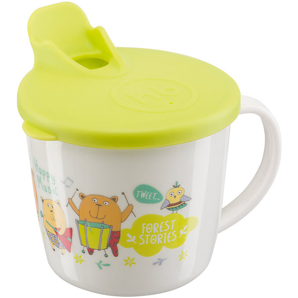 Кружка с крышкой, Happy Baby, лайм Кружка с крышкой, Happy Baby, лаймХиты продаж<br>Кружка с крышкой, от торговой марки Happy Baby, лайм выполнена из безопасного полипропилена без содержания бисфенола А и создана для тренировки навыков питья из чашки. Чашка оформлена изображениями забавных кроликов и снабжена ручкой. Крышка выполнена из термопластичного эластомера и снабжена мягким носиком с опорой для губ. Чашку можно использовать без крышки. Чашку Happy Baby удобно брать с собой на прогулку и в дорогу. Допустимо мыть чашку в посудомоечной машинке.<br><br>Дополнительная информация: <br><br>- возраст: с 8 месяцев<br>- материал: полипропилен<br><br>Кружку с крышкой Happy Baby, можно купить в нашем интернет-магазине.<br><br>Ширина мм: 130<br>Глубина мм: 120<br>Высота мм: 150<br>Вес г: 67<br>Возраст от месяцев: 8<br>Возраст до месяцев: 18<br>Пол: Унисекс<br>Возраст: Детский<br>SKU: 4696835