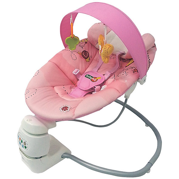 Электрокачели Best Rest, Baby Hit, розовый Электрокачели Best Rest, Baby Hit, розовыйДетские качели для дома<br>Новинка 2015 года! Электрокачели детские Babyhit Best Rest<br><br>Детские качели Babyhit Best Rest поможет мамам очень быстро убаюкать малыша без лишних усилий. Их главное достоинство - это автоматическая система покачивания, движения имитируют укачивания на руках. Мягкое сиденье эргономичной формы, пастельные тона и нежные мелодии создадут приятную атмосферу для спокойного отдыха малыша. Ребенок не привыкает к рукам,а благодаря компактности детского шезлонга Babyhit Best Rest, его можно установить как на кухне, так и в любой комнате, и мама может спокойно заниматься своими делами<br><br>Основные характеристики детских качелей Babyhit Best Rest<br>Питание от батареек и сети 220 В<br>Количество скоростей: 4<br>Таймер на 10, 20, 30 минут<br>Количество мелодий: 5<br>Регулировка громкости мелодий<br>2 положения наклона спинки<br>Дуга с игрушками<br>Система укачивания оснащена датчиком движения<br>Возрастное ограничение 0-6 мес.<br>Максимальная нагрузка: 9 кг.<br><br>Ширина мм: 435<br>Глубина мм: 185<br>Высота мм: 785<br>Вес г: 6000<br>Возраст от месяцев: 0<br>Возраст до месяцев: 6<br>Пол: Женский<br>Возраст: Детский<br>SKU: 4703036