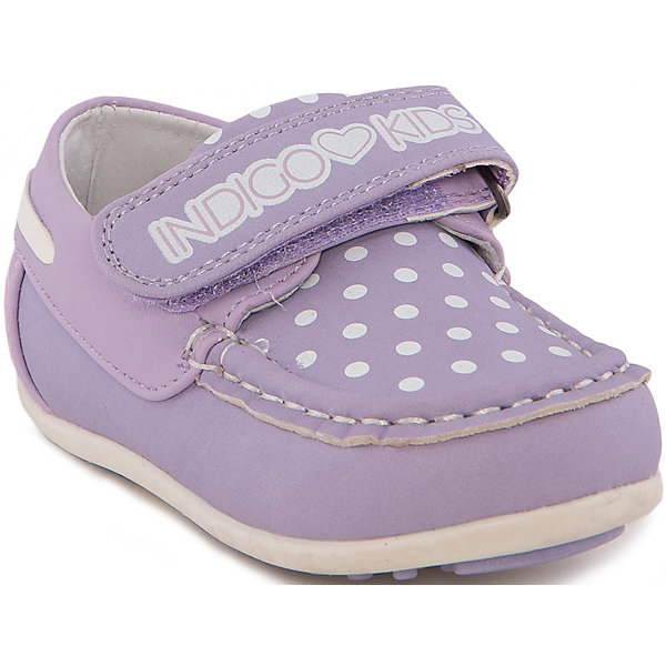 Мокасины для девочки Indigo kids Мокасины для девочки Indigo kidsМокасины<br>Мокасины для девочки от известного бренда Indigo kids<br>Состав:<br>Материал верха: Кожа искусственная<br>Материал подклада: Кожа натуральная<br><br>Ширина мм: 227<br>Глубина мм: 145<br>Высота мм: 124<br>Вес г: 325<br>Цвет: лиловый<br>Возраст от месяцев: 12<br>Возраст до месяцев: 15<br>Пол: Женский<br>Возраст: Детский<br>Размер: 21,22,24,25,26,23<br>SKU: 4709696