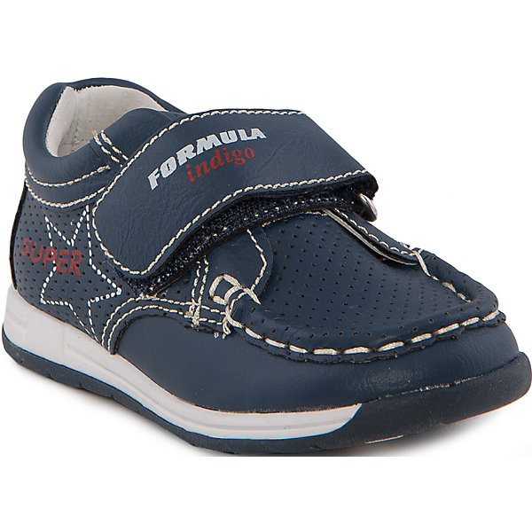 Мокасины для мальчика Indigo kids Мокасины для мальчика Indigo kidsМокасины<br>Полуботинки для мальчика от известного бренда Indigo kids<br>Состав:<br>Материал верха: Кожа искусственная<br>Материал подклада: Кожа натуральная<br><br>Ширина мм: 262<br>Глубина мм: 176<br>Высота мм: 97<br>Вес г: 427<br>Цвет: синий<br>Возраст от месяцев: 12<br>Возраст до месяцев: 15<br>Пол: Мужской<br>Возраст: Детский<br>Размер: 21,26,25,23,22,24<br>SKU: 4709723