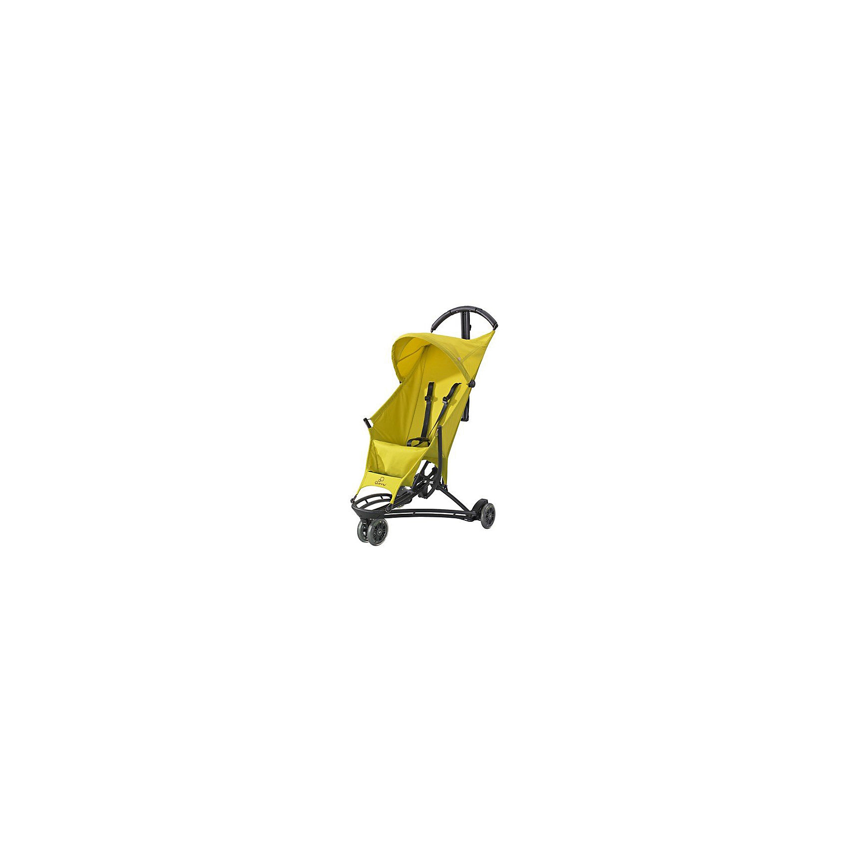 Коляска-трость Quinny Yezz, yellow move Коляска-трость Quinny Yezz, yellow moveКоляски-трости<br>Коляска Quinny Yezz - очень легкая и маневренная коляска<br><br>Основные характеристики:<br>Рама выполнена из прочного соврменного пластика, IXEF<br>Складывается очень быстро, путем нажатия одной кнопки, в сложенном виде занимает места не больше рюкзака<br>и имеет плечевой ремень для переноски<br>Ткань сиденья изготовлена из водонепроницаемого парашютного материала<br><br>Сдвоенное передние колесо поворотное,фиксируется<br>Задние колеса блокируются стояночным тормозом<br>Самостоятельно стоит в сложенном виде<br>На задней спинки коляски,имеется прочный просторный карман для мелочей<br><br>Комплектация:<br>Плечевой ремень<br>Козырек от солнца<br><br>Характеристики:<br>Вес: 5 кг<br>Высота: 106 см<br>Ширина колесной базы: 56 см<br>Длинна: 75 см<br>Глубина сиденья: 23 см<br>Ширина сиденья: 34 см<br><br>Ширина мм: 790<br>Глубина мм: 570<br>Высота мм: 1040<br>Вес г: 5600<br>Возраст от месяцев: 6<br>Возраст до месяцев: 48<br>Пол: Унисекс<br>Возраст: Детский<br>SKU: 4709783