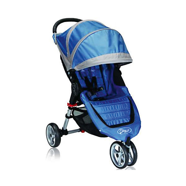 Прогулочная коляска Baby Jogger City Mini Single, голубой-серый