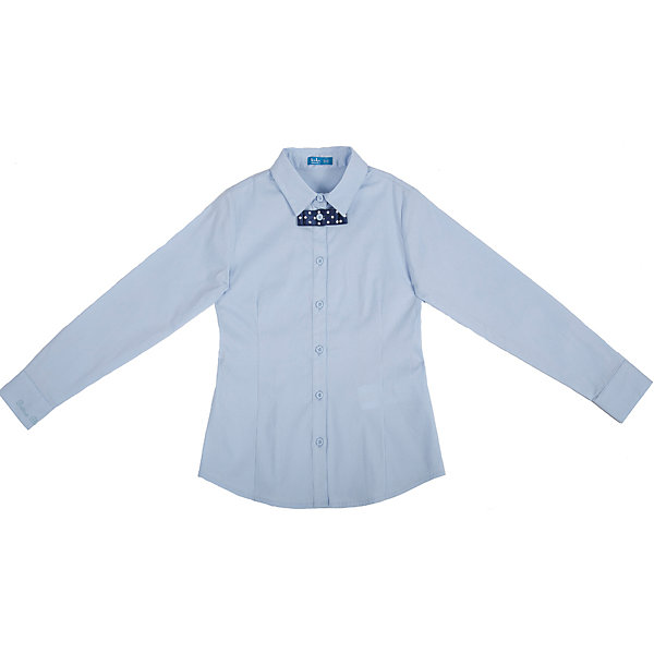 Блузка для девочки Button Blue Блузка для девочки Button BlueБлузки и рубашки<br>Блузка для девочки от известного бренда Button Blue<br>Классическая светлая блузка - отличное решение для каждого школьного дня. Небольшая деталь - отстегивающийся бантик в мелкий горошек придает изделию оригинальность.<br>Состав:<br>62% хлопок, 35%нейлон, 3% эластан<br><br>Ширина мм: 186<br>Глубина мм: 87<br>Высота мм: 198<br>Вес г: 197<br>Цвет: голубой<br>Возраст от месяцев: 72<br>Возраст до месяцев: 84<br>Пол: Женский<br>Возраст: Детский<br>Размер: 122,128,158,146,140,134,152<br>SKU: 4719146