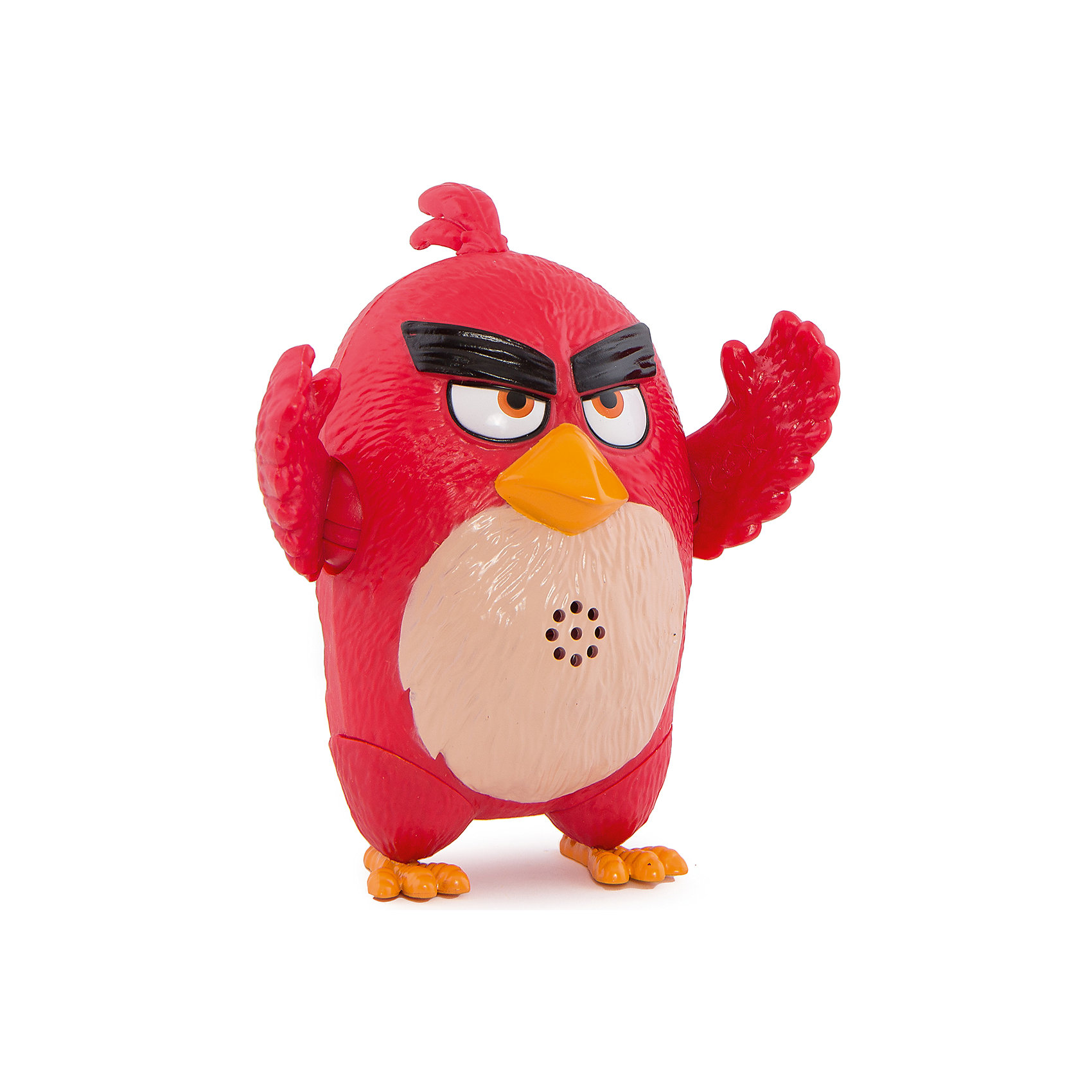 Интерактивная говорящая птица Ред, Angry Birds Интерактивная говорящая птица Ред, Angry BirdsЗамечательная игрушка, созданная специально для поклонников серии компьютерных игр Angry Birds – подвижная фигурка со звуковыми эффектами от компании Spin Master, выполненная в виде главных героев Энгри Бёрдз. Такой подарок, несомненно, оценят не только дети, но и взрослые люди, особенно сейчас, в преддверии выхода полнометражного анимационного фильма про сердитых птичек и их врагов назойливых поросят – «Angry Birds в кино» (The Angry Birds Movie, 2016).<br><br>Фигурки изготовлены из пластика, ярко окрашены, внешний вид игрушек в точности повторяет их прототипов из виртуального мира. Фигурки имеют подвижные конечности и произносят звуки и фразы из мультфильма (на английском языке).<br><br><br>Интерактивную говорящую птицу Ред, Angry Birds можно купить в нашем магазине.<br><br>Ширина мм: 170<br>Глубина мм: 210<br>Высота мм: 110<br>Вес г: 401<br>Возраст от месяцев: 36<br>Возраст до месяцев: 192<br>Пол: Унисекс<br>Возраст: Детский<br>SKU: 4719969