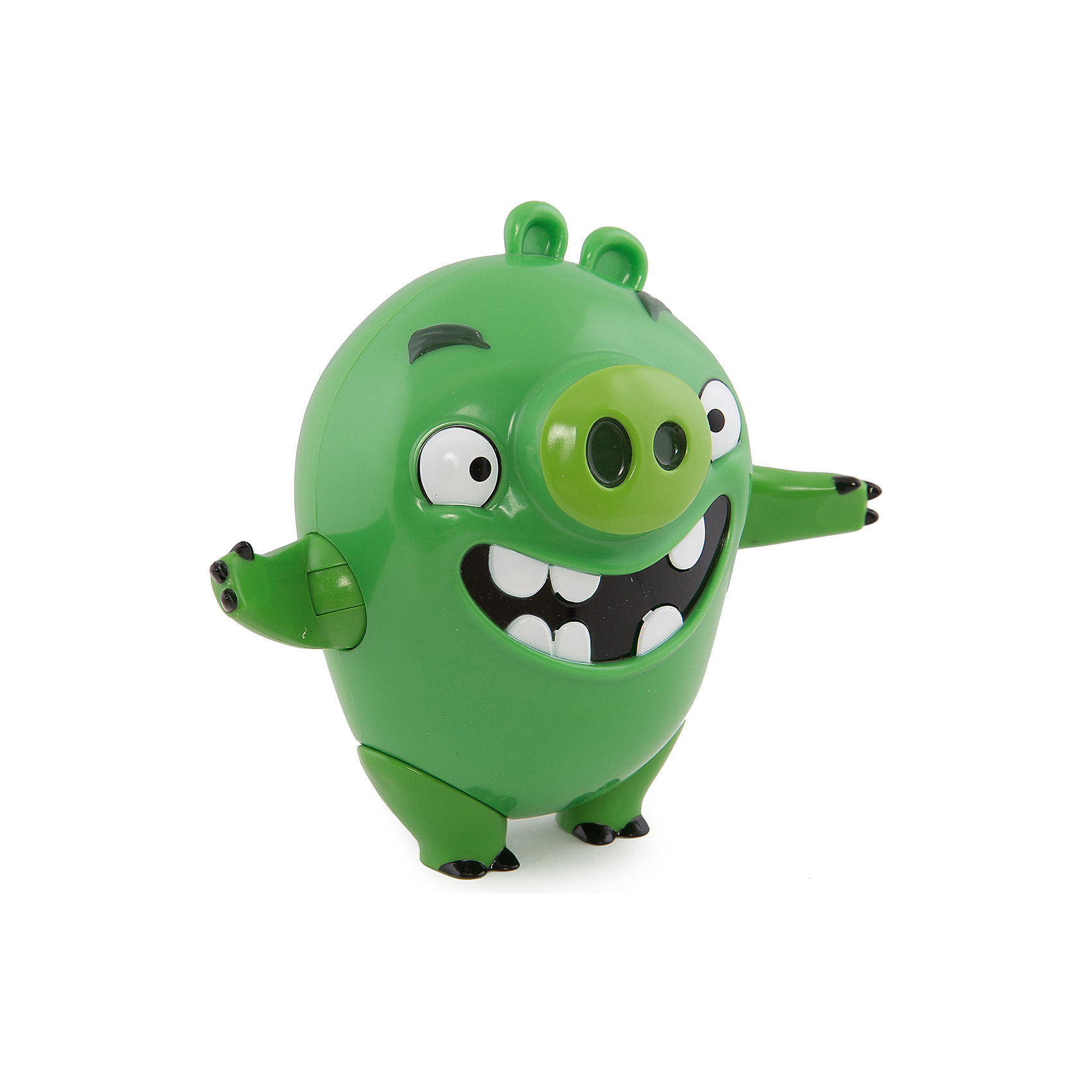 Интерактивная говорящая Свинья, Angry Birds Интерактивная говорящая Свинья, Angry BirdsИгрушки<br>Замечательная игрушка, созданная специально для поклонников серии компьютерных игр Angry Birds – подвижная фигурка со звуковыми эффектами от компании Spin Master, выполненная в виде главных героев Энгри Бёрдз. Такой подарок, несомненно, оценят не только дети, но и взрослые люди, особенно сейчас, в преддверии выхода полнометражного анимационного фильма про сердитых птичек и их врагов назойливых поросят – «Angry Birds в кино» (The Angry Birds Movie, 2016).<br><br>Фигурки изготовлены из пластика, ярко окрашены, внешний вид игрушек в точности повторяет их прототипов из виртуального мира. Фигурки имеют подвижные конечности и произносят звуки и фразы из мультфильма (на английском языке).<br><br><br>Интерактивную говорящую Свинью, Angry Birds можно купить в нашем магазине.<br><br>Ширина мм: 170<br>Глубина мм: 210<br>Высота мм: 110<br>Вес г: 402<br>Возраст от месяцев: 36<br>Возраст до месяцев: 192<br>Пол: Унисекс<br>Возраст: Детский<br>SKU: 4719970