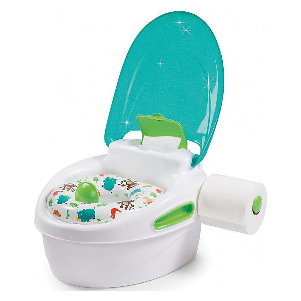 Горшок-подножка 3 в 1, Summer Infant, бирюзовый Горшок-подножка 3 в 1, Summer Infant, бирюзовыйДетские горшки и писсуары<br>Горшок-подножка 3 в 1, Summer Infant, My Fun Potty, обеспечит комфорт и удобство Вашему малышу и поможет ему быстрее приучиться к взрослому унитазу. Горшок состоит из стульчика-подножки, сиденья для унитаза и съемного резервуара. Удобное анатомическое сиденье обеспечивает ребенку максимальный комфорт, а когда малыш подрастет его можно установить на ободок взрослого унитаза. При необходимости горшок с закрывающейся крышкой легко трансформируется в удобную подножку, чтобы ребенок мог достать до раковины или взрослого унитаза. Резиновые основания горшка обеспечивают устойчивость и предотвращают скольжение по полу. Горшок снащен ручками для поддержания равновесия малыша, боксом для хранения влажных салфеток и держателем для туалетной бумаги. Рекомендовано для детей от 18 месяцев до 5 лет.<br><br>Дополнительная информация:<br><br>- Цвет: бирюзовый.<br>- Материал: полипропилен. <br>- Размер горшка в собранном виде: 37 х 32 х 23 см.<br>- Размер подставки: 37 х 32 х 12,5 см.<br>- Вес: 1,2 кг.<br><br>Горшок-подножку 3 в 1, Summer Infant, бирюзовый, можно купить в нашем интернет-магазине.<br><br>Ширина мм: 250<br>Глубина мм: 220<br>Высота мм: 300<br>Вес г: 1500<br>Возраст от месяцев: 9<br>Возраст до месяцев: 36<br>Пол: Унисекс<br>Возраст: Детский<br>SKU: 4722148