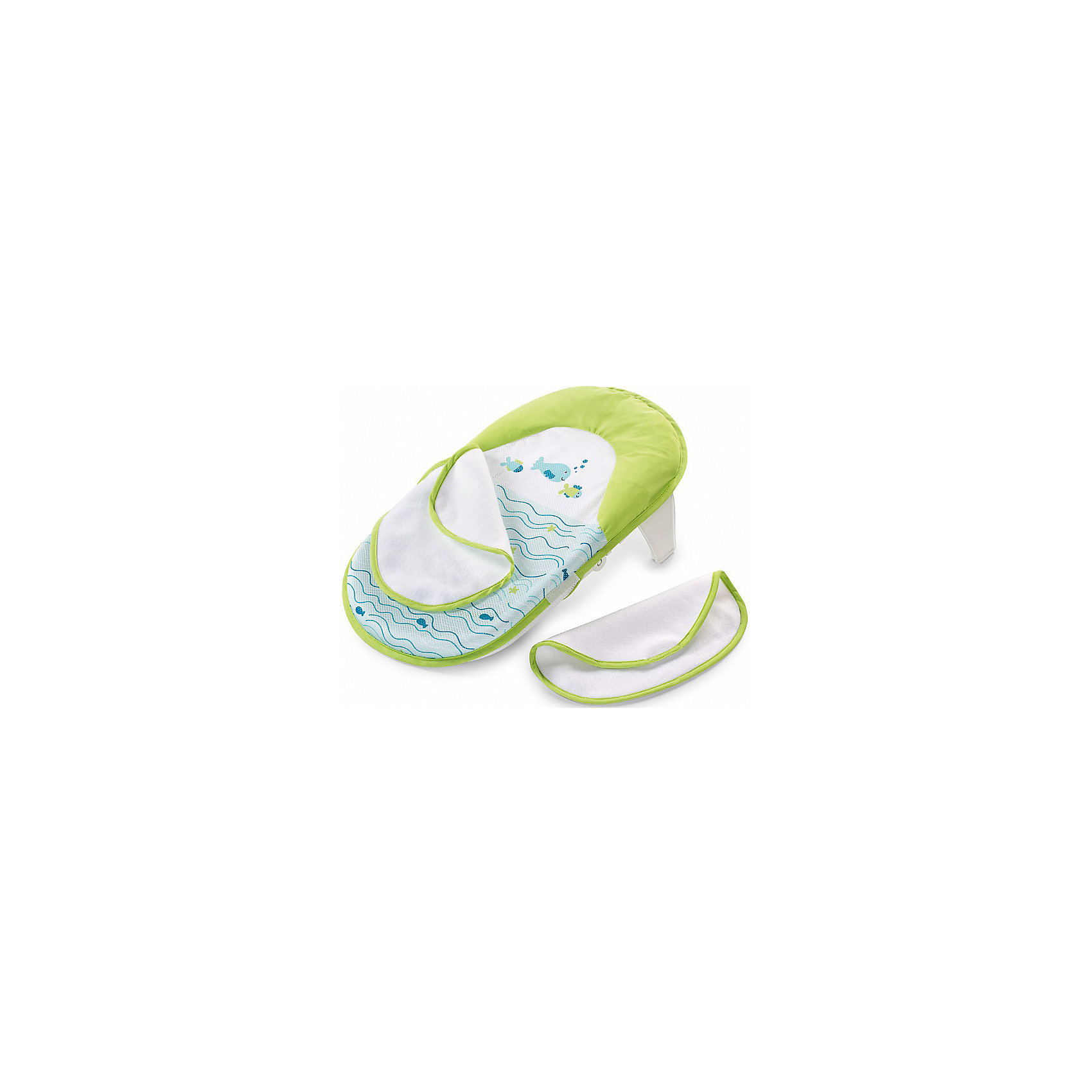 Лежачок для купания Bath Sling, Summer Infant Лежачок для купания Bath Sling, Summer InfantЛежачок для купания Bath Sling, Summer Infant, поможет сделать купание Вашего малыша комфортным и безопасным. Конструкция прочно удерживается в ванной с помощью двух устойчивых ножек. Прочная база лежачка и мягкий подголовник обеспечивают комфортное положение во время купания. Съемные тканные крылья-покрывала можно использовать как мочалку для купания. Мягкая сетчатая ткань лежака легко снимается для чистки или машинной стирки. Лежак имеет небольшой вес, легко и компактно складывается и не занимает много места при хранении. Рекомендовано для детей от 0 до 3 месяцев (максимальная нагрузка - 9 кг.).<br><br>Дополнительная информация:<br><br>- Возраст: 0-3 месяца.<br>- Материал: высококачественный пластик, текстиль.<br>- Размер: 55 х 23 х 34 см. <br>- Вес: 1,3 кг.<br><br>Лежачок для купания Bath Sling, Summer Infant, можно купить в нашем интернет-магазине.<br><br>Ширина мм: 450<br>Глубина мм: 320<br>Высота мм: 420<br>Вес г: 200<br>Возраст от месяцев: 0<br>Возраст до месяцев: 3<br>Пол: Унисекс<br>Возраст: Детский<br>SKU: 4722154