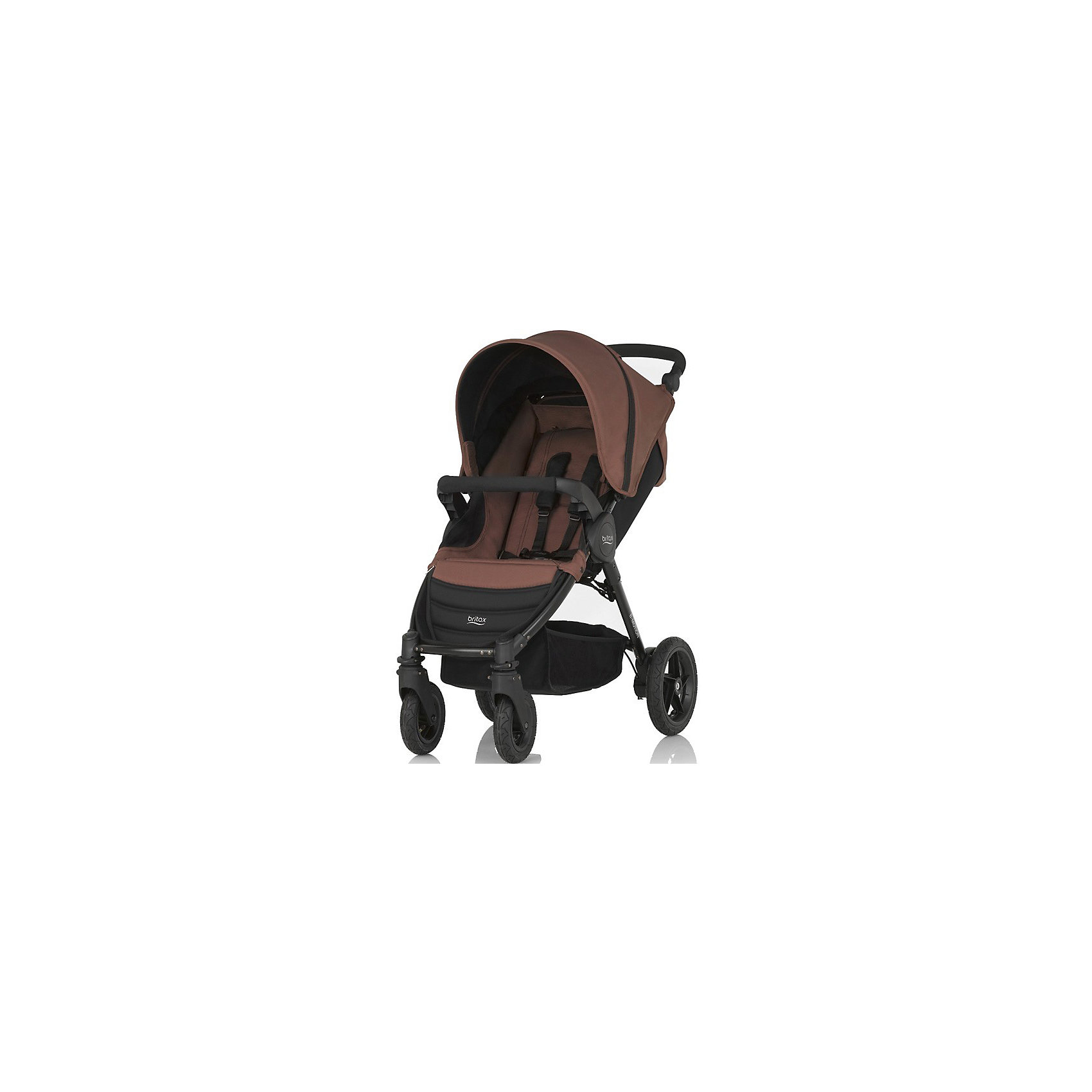 Прогулочная коляска Britax B-Motion 4, Wood Brown Прогулочная коляска Britax B-Motion 4, Wood BrownПрогулочные коляски<br>Коляска B-Motion 4, Britax - прекрасный вариант для прогулок, путешествий и активного отдыха! Коляска имеет систему амортизации, передние поворотные колеса, небольшую ширину алюминиевой рамы, что гарантирует удобство, манёвренность и проходимость. Модель легко складывается одной рукой, имеет ножной тормоз и автоматическую блокировку складывания. Удобное сиденье эргономичной формы, подножка и регулируемая спинка обеспечат малышу спокойный и комфортный отдых, а пятиточечные страховочные ремни с мягкими накладками и съемный бампер гарантируют безопасность. Благодаря встроенным переходникам Click&Go на шасси коляски можно легко и быстро установить люльку или детское автокресло Baby-Safe, Baby-Safe Sleeper.<br><br>Дополнительная информация:<br><br>- Материал: алюминий, пластик, резина, текстиль.<br>- Тип складывания: книжка.<br>- Размер: 105?58?100 см.<br>- Размер в сложенном виде: 27х58х70 см<br>- Размер сиденья: 24х29 см. <br>- Ширина шасси: 58 см.<br>- Ширина сиденья: 35 см. <br>- Вес: 10,5 кг.<br>- Диаметр колес: заднее - 22,5 см; переднее - 13,5 см.<br>- Регулируемая высота ручки. <br>- Передние поворотные колеса с фиксацией.<br>- Возможность установки на шасси коляски люльки или автокресла группы 0+.<br>- Ножной тормоз.<br>- Регулируемый наклон спинки (до положения лежа).<br>- Пятиточечные ремни безопасности.<br>- Регулируемая подножка.<br>- Съемный бампер. <br>- Корзина для вещей.<br>- Максимальная нагрузка: 20 кг .<br><br>Прогулочную коляску B-Motion 4, Britax (Бритакс), Wood Brown, можно купить в нашем магазине.<br><br>Ширина мм: 700<br>Глубина мм: 380<br>Высота мм: 270<br>Вес г: 10500<br>Возраст от месяцев: 0<br>Возраст до месяцев: 48<br>Пол: Унисекс<br>Возраст: Детский<br>SKU: 4722159