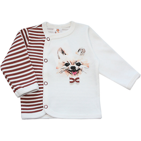 Кофточка KotMarKot Кофточка KotMarKotКофточки и распашонки<br>Кофточка Состав: 100% хлопок (интерлок-пенье)<br><br>Ширина мм: 157<br>Глубина мм: 13<br>Высота мм: 119<br>Вес г: 200<br>Цвет: коричневый<br>Возраст от месяцев: 12<br>Возраст до месяцев: 18<br>Пол: Унисекс<br>Возраст: Детский<br>Размер: 86,56,80,74,68,62<br>SKU: 4725220