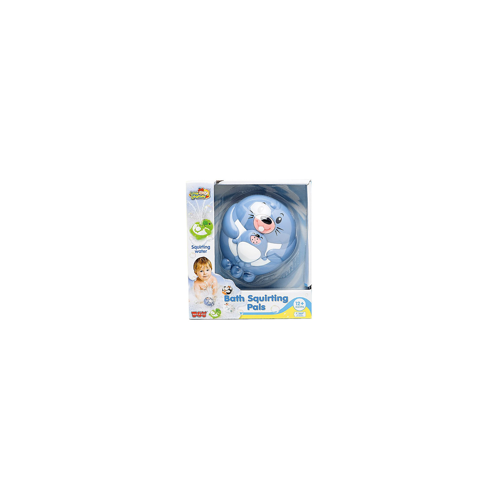 Игрушка для ванной Бобрик, HAP-P-KID Игрушка для ванной Бобрик, HAP-P-KIDДинамические игрушки<br>Игрушку для ванной Бобрик, Happy Kid (Хэппи Кид) – эта забавная игрушка развеселит вашего малыша во время купания.<br>Игрушка для ванной Бобрик от Happy Kid (Хэппи Кид) привлечет внимание вашего малыша и превратит купание в веселую игру! Игрушка выполнена в виде бобрика лежащего на спине и держащего детеныша. Бобрик прекрасно умеет держаться на воде, словно пловец-чемпион. Если нажать на нос бобрика, то из ротика детеныша брызнет фонтан воды, что, несомненно, позабавит ребенка. Эта яркая игрушка для ванной поможет вашему малышу развить координацию движений, ловкость, внимание, а также справиться с боязнью воды. Игрушка изготовлена из высококачественных материалов, соответствует требованиям безопасности.<br><br>Дополнительная информация:<br><br>- Материал: винил, резина, пластик<br>- Цвет: синий, белый<br>- Батарейки: 2 типа ААА (в комплект не входят)<br>- Размер упаковки: 16,5 x 18,4 x 8,6 см.<br>- Вес: 290 гр.<br><br>Игрушку для ванной Бобрик, Happy Kid (Хэппи Кид) можно купить в нашем интернет-магазине.<br><br>Ширина мм: 165<br>Глубина мм: 184<br>Высота мм: 86<br>Вес г: 290<br>Возраст от месяцев: 12<br>Возраст до месяцев: 36<br>Пол: Унисекс<br>Возраст: Детский<br>SKU: 4726745