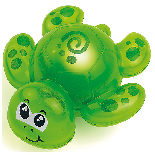 Игрушка для ванной черепашка, со светом, HAP-P-KID Игрушка для ванной черепашка, со светом, HAP-P-KIDИгрушки для ванной<br>Игрушка для ванной черепашка, со светом, Happy Kid (Хэппи Кид) – эта забавная игрушка развеселит вашего малыша во время купания.<br>Игрушка для ванной Черепашка от Happy Kid (Хэппи Кид) привлечет внимание вашего малыша и превратит купание в веселую игру! Она выполнена в ярко-зеленом цвете в виде забавной черепахи с большими глазками. Игрушка оснащена специальным датчиком, благодаря которому начинает светиться при контакте с водой, периодически выключаясь. Хорошо держится на воде, не тонет. Игрушка не имеет острых углов и мелких деталей, её форма обтекаемая. Развивает воображение, цветовосприятие, мелкую моторику, а также помогает ребенку справиться с боязнью воды. Продукция изготовлена из прочного, качественного, безопасного материала, сертифицирована, экологически безопасна, использованные красители не токсичны и гипоаллергенны.<br><br>Дополнительная информация:<br><br>- Материал: пластик<br>- Батарейки: 3 типа AG13/LR44 (входят в комплект)<br>- Размер упаковки: 18 x 15 x 7 см.<br>- Вес: 217 гр.<br><br>Игрушку для ванной черепашка, со светом, Happy Kid (Хэппи Кид) можно купить в нашем интернет-магазине.<br><br>Ширина мм: 180<br>Глубина мм: 150<br>Высота мм: 70<br>Вес г: 217<br>Возраст от месяцев: 12<br>Возраст до месяцев: 36<br>Пол: Унисекс<br>Возраст: Детский<br>SKU: 4726752
