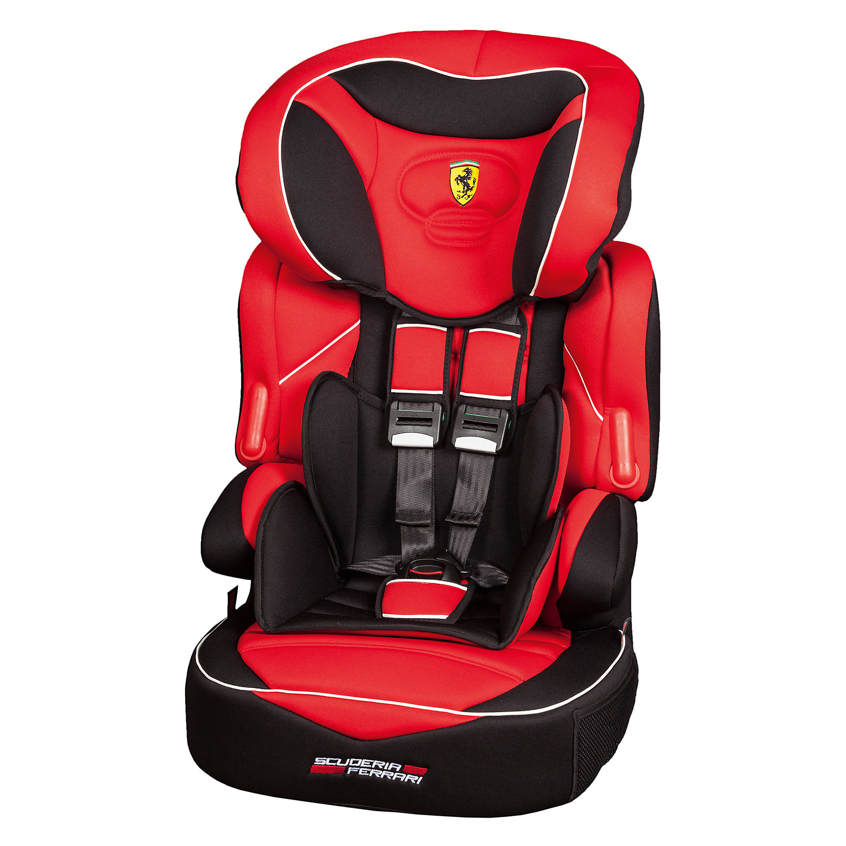 Автокресло Nania Beline SP, 9-36 кг, corsa ferrari Автокресло Nania Beline SP, 9-36 кг, corsa ferrariГруппа 1-2-3 (От 9 до 36 кг)<br>Beline SP FST, PL<br>Серия: 1/2/3 (9-36)кг<br>Beline, группа 1-2-3 (9-36 кг) Детское автокресло Nania Beline SP предназначено для детей весом от 9 до 36кг (приблизительно от года до 12 лет). Данное автокресло соответствует Европейскому Стандарту ЕСЕ R44/04. Детское автокресло состоит из двух частей: съемная спинка и сиденье. Спинка включает в себя регулируемый подголовник (существует шесть позиций высоты подголовника). Детское автокресло может использоваться со спинкой или без, это зависит от веса и возраста ребенка. Если ребенок весит от 9 до 18 кг, нужно использовать фиксирующий зажим ремня безопасности, который прикреплен шнурком к спинке автокресла. Допускается стирка покрытия автокресла при температуре 30 C<br><br>Ширина мм: 450<br>Глубина мм: 500<br>Высота мм: 710<br>Вес г: 10520<br>Возраст от месяцев: 0<br>Возраст до месяцев: 144<br>Пол: Унисекс<br>Возраст: Детский<br>SKU: 4743031