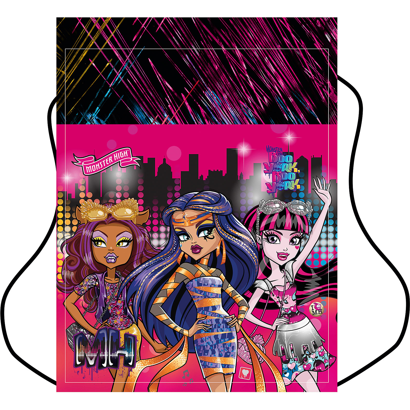 Мешок для обуви, 1 отделение, Monster High Мешок для обуви, 1 отделение, Monster HighMonster High<br>Очень симпатичный и удобный мешок для обуви позволит ребенку с комфортом носить сменку или кроссовки. Он декорирован изображением любимых девочками героинь мультфильма Monster High. Выглядит очень стильно.<br>Мешок для переноски обуви затягивается сверху шнуром-лямкой и носится, как рюкзак. Выполнен мешок из плотной непромокаемой ткани. Сделан из качественных материалов и прослужит долго. Изделие подойдет не только для школы, но и для посещения внеклассных занятий и тренировок.<br><br>Особенности изделия:<br><br>цвет: разноцветный;<br>материал: водонепроницаемая ткань;<br>вес: 100 г.<br><br>Мешок для обуви, 1 отделение, Monster High можно купить в нашем магазине<br><br>Ширина мм: 5<br>Глубина мм: 32<br>Высота мм: 42<br>Вес г: 100<br>Возраст от месяцев: 72<br>Возраст до месяцев: 144<br>Пол: Женский<br>Возраст: Детский<br>SKU: 4743941