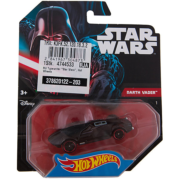 Машинка Звездные войны, Hot Wheels Машинка Звездные войны, Hot WheelsМашинки<br>Любой мальчишка будет рад такой яркой и стремительной машинке! Игрушка выполнена в стилистике культовой саги Звездные войны, изготовлена из прочных и безопасных для детей материалов. Собери всю коллекцию Hot Wheels и устрой настоящие межгалактические гонки. Дополнительная информация: - Материал: пластик, металл. - Размер: 14 х 4 х 16,5 см. Машинку Звездные войны, Hot Wheels (Хот Вилс), можно купить в нашем магазине.<br><br>Ширина мм: 140<br>Глубина мм: 165<br>Высота мм: 40<br>Вес г: 69<br>Возраст от месяцев: 36<br>Возраст до месяцев: 84<br>Пол: Мужской<br>Возраст: Детский<br>SKU: 4744533