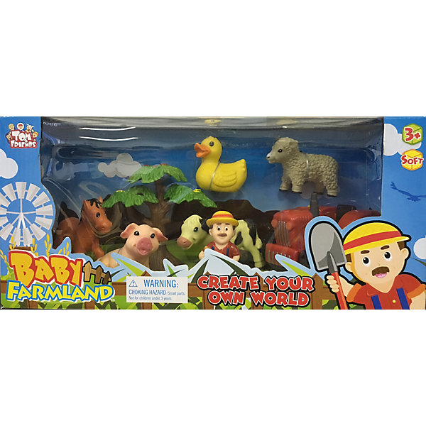 Набор Домашние животные, Toy Major Набор Домашние животные, Toy MajorИгровые наборы с фигурками<br>Набор Домашние животные, Toy Major – этот игровой набор обязательно увлечет вашего ребенка.<br>Набор Домашние животные – это фигурки маленьких домашних животных и деталей деревенской фермы, выполненные из мягкой пластмассы. Фигурки компактные, без подвижных деталей и безопасны для малыша. Познакомьте ребенка с животными фермы расскажите, чем они питаются, какую пользу приносят людям.<br><br>Дополнительная информация:<br><br>- В наборе: трактор, дерево, забор, кормушка, сено, фермер, лошадь, корова, овца, осел, свинья<br>- Материал: мягкий полимер<br>- Размер упаковки: 42х39х10 см.<br><br>Набор Домашние животные, Toy Major можно купить в нашем интернет-магазине.<br><br>Ширина мм: 370<br>Глубина мм: 130<br>Высота мм: 170<br>Вес г: 800<br>Возраст от месяцев: 36<br>Возраст до месяцев: 96<br>Пол: Унисекс<br>Возраст: Детский<br>SKU: 4747488