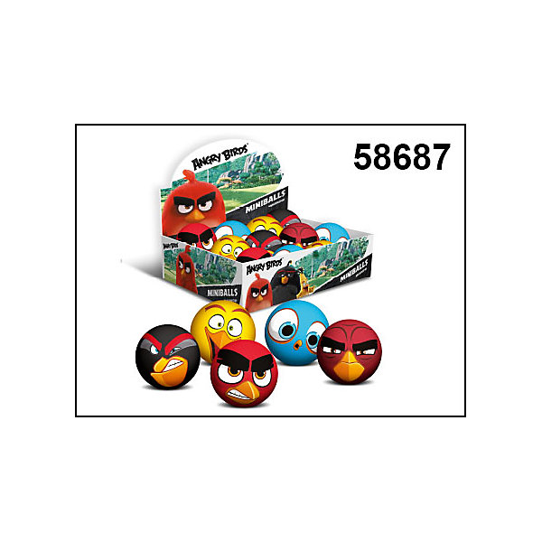 Мини-мячи Angry Birds, Angry Birds Мини-мячи Angry Birds, Angry BirdsМячи детские<br><br><br>Ширина мм: 65<br>Глубина мм: 1800<br>Высота мм: 240<br>Вес г: 200<br>Возраст от месяцев: 36<br>Возраст до месяцев: 192<br>Пол: Унисекс<br>Возраст: Детский<br>SKU: 4753588