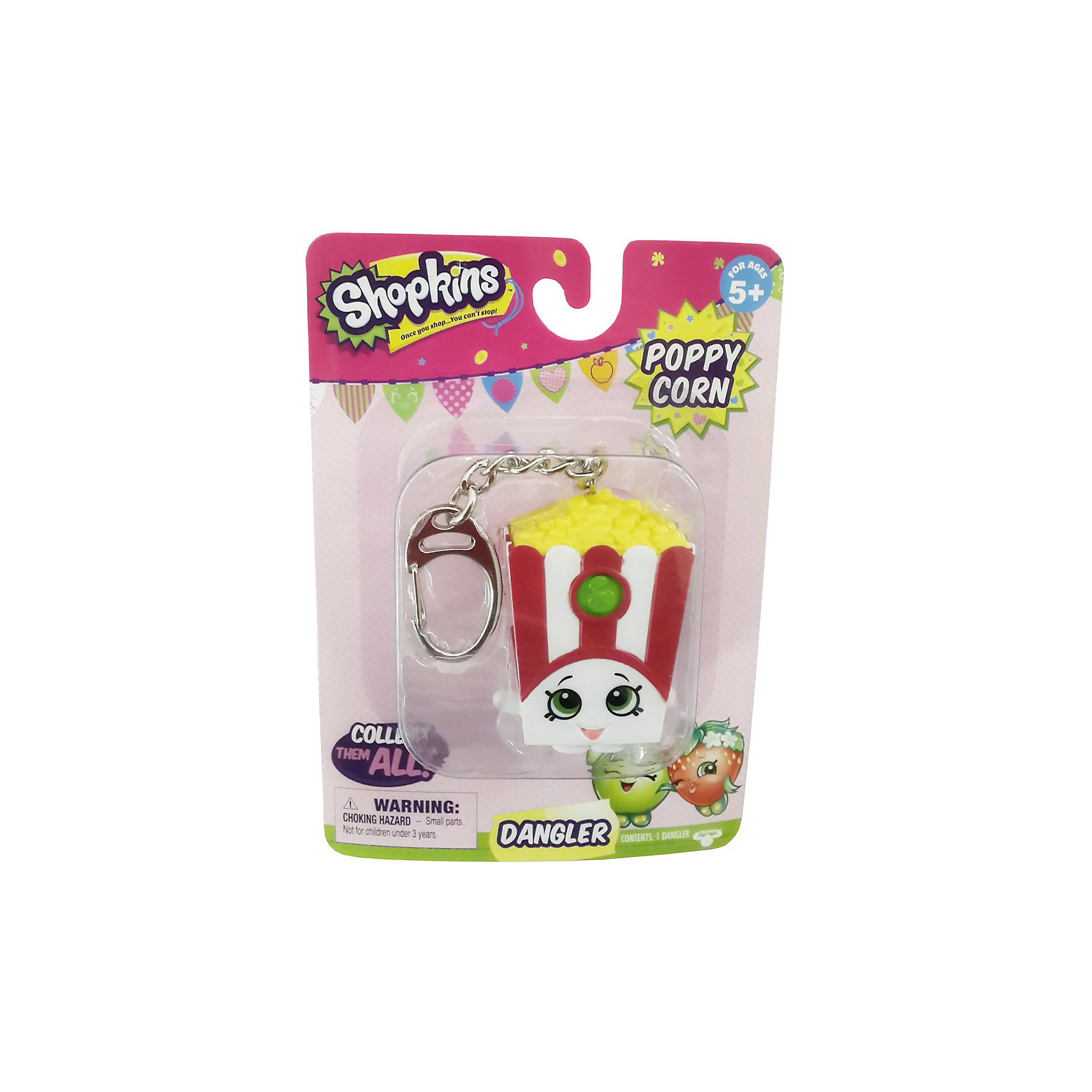 Брелок Poppy Corn, Shopkins Брелок Poppy Corn, ShopkinsБрелок Poppy Corn, Shopkins – этот яркий, модный брелок станет отличным подарком для вашей девочки.<br>Компания Shopkins специально для маленьких модниц выпустила невероятно красивые брелоки! Брелок фигурка Poppy Corn выполнен в виде коробки с попкорном с глазами зеленого цвета. Стоит фигурка на белых башмачках. На такой брелок девочке будет приятно повесить свои ключи, также его можно просто повесить на рюкзак и он будет радовать ее своим видом. Брелок выполнен из безопасного для детей материала.<br><br>Дополнительная информация:<br><br>- Вид замка: карабин<br>- Материал: пластмасса, металл<br>- Размер упаковки: 10,8 ? 3,8 ? 15,2 см.<br><br>Брелок Poppy Corn, Shopkins можно купить в нашем интернет-магазине.<br><br>Ширина мм: 108<br>Глубина мм: 38<br>Высота мм: 153<br>Вес г: 50<br>Возраст от месяцев: 60<br>Возраст до месяцев: 192<br>Пол: Женский<br>Возраст: Детский<br>SKU: 4756895