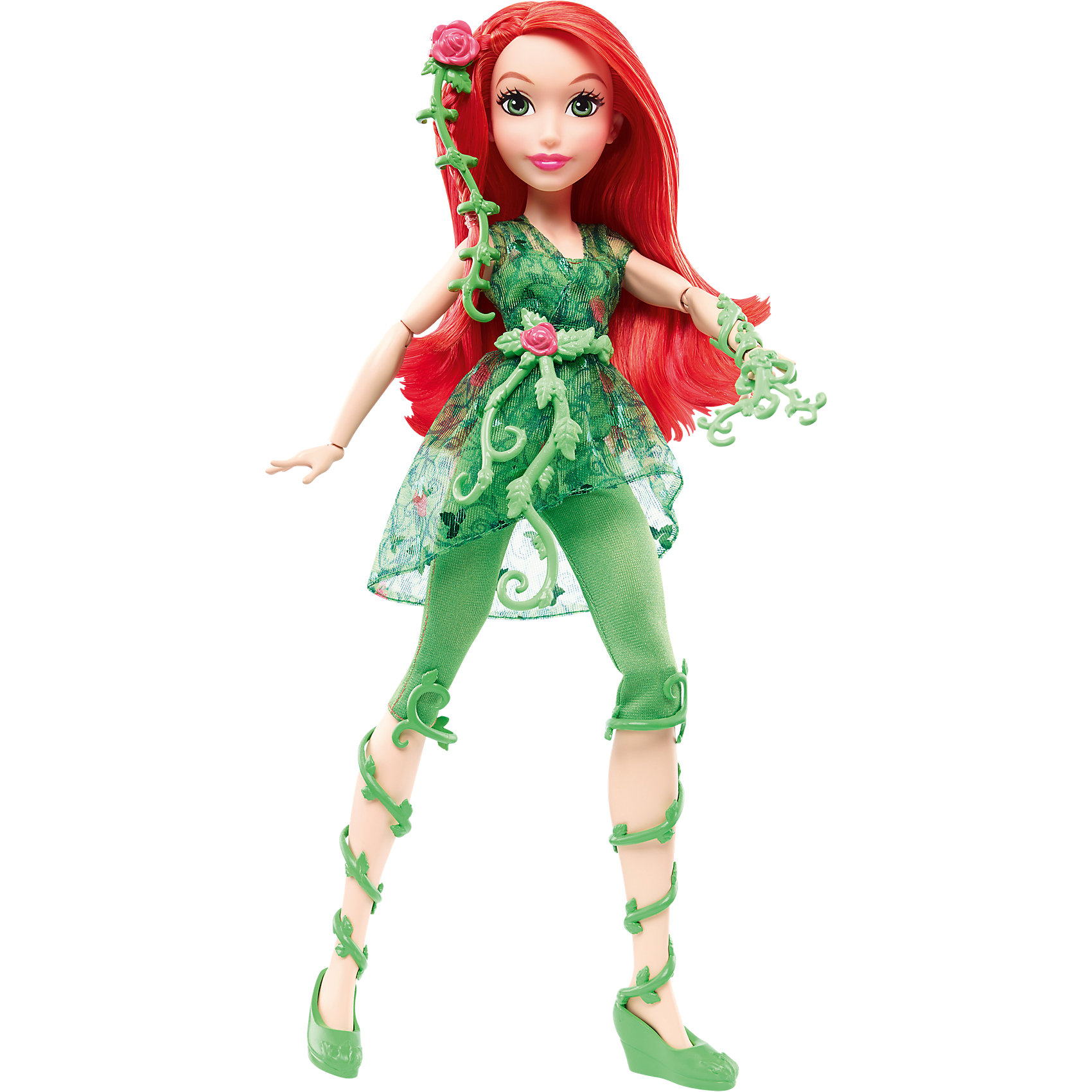 Кукла Ядовитый плющ DC Super Hero Girls Кукла Ядовитый плющ DC Super Hero GirlsКуклы-модели<br>Характеристики товара:<br><br>• упаковка: коробка-блистер<br>• материал: пластик<br>• серия: DC Super Hero Girls<br>• руки, ноги гнутся<br>• высота куклы: 30 см<br>• возраст: от трех лет<br>• размер упаковки: 20х10х32 см<br>• вес: 0,3 кг<br>• страна производства: Китай<br>• страна бренда: США<br><br>Барби может разной! Такой современный образ изящной куклы порадует маленьких любительниц вселенной супергероев. Она позволит придумать множество игр со своими любимыми персонажами. Кукла отлично детализирована. Высота - 30 сантиметров, поэтому и выглядит героиня внушительно.<br><br>Игры с такими куклами - это не только весело, они помогают детям развить воображение, творческое и пространственное мышление, мелкую моторику . Игрушки от бренда Mattel отличаются стабильно высоким качеством и уже давно радуют детей по всему миру! <br><br>Куклу Ядовитый плющ DC Super Hero Girls от компании Mattel можно купить в нашем интернет-магазине.<br><br>Ширина мм: 328<br>Глубина мм: 210<br>Высота мм: 81<br>Вес г: 347<br>Возраст от месяцев: 72<br>Возраст до месяцев: 120<br>Пол: Женский<br>Возраст: Детский<br>SKU: 4765394