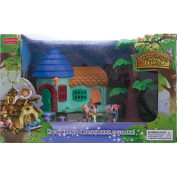 Игровой домик с фигурками гномиков, Zhorya Игровой домик с фигурками гномиков, ZhoryaДомики для кукол<br>Игровой домик с фигурками гномиков, Zhorya<br><br>Характеристики:<br>- Материал: пластик<br>- В комплект входит: домик, дерево, 4 фигурки гномиков<br>- Размер упаковки: 20 * 19 * 31 см.<br>Игровой волшебный дом с гномиками от китайского бренда игрушек для детей Zhorya (Джоя) станет отличным подарком для любителей сказок и сказочных персонажей. В наборе цветной симпатичный домик с черепичной заостренной крышей и открывающейся дверкой, с ним захочется играть снова и снова. Также есть и волшебное дерево, под которым любят отдыхать любимые персонажи гномики. Четыре забавных гномика будут счастливо жить в своем домике в лесу и принесут много радости детям. С этой игрушкой можно развить моторику рук, создать множество интересных историй, и развивать социальные навыки.<br>Игровой домик с фигурками гномиков, Zhorya (Джоя) можно купить в нашем интернет-магазине.<br>Подробнее:<br>• Для детей в возрасте: от 3 до 6 лет <br>• Номер товара: 4767348<br>Страна производитель: Китай<br><br>Ширина мм: 310<br>Глубина мм: 190<br>Высота мм: 200<br>Вес г: 694<br>Возраст от месяцев: 36<br>Возраст до месяцев: 96<br>Пол: Мужской<br>Возраст: Детский<br>SKU: 4767348