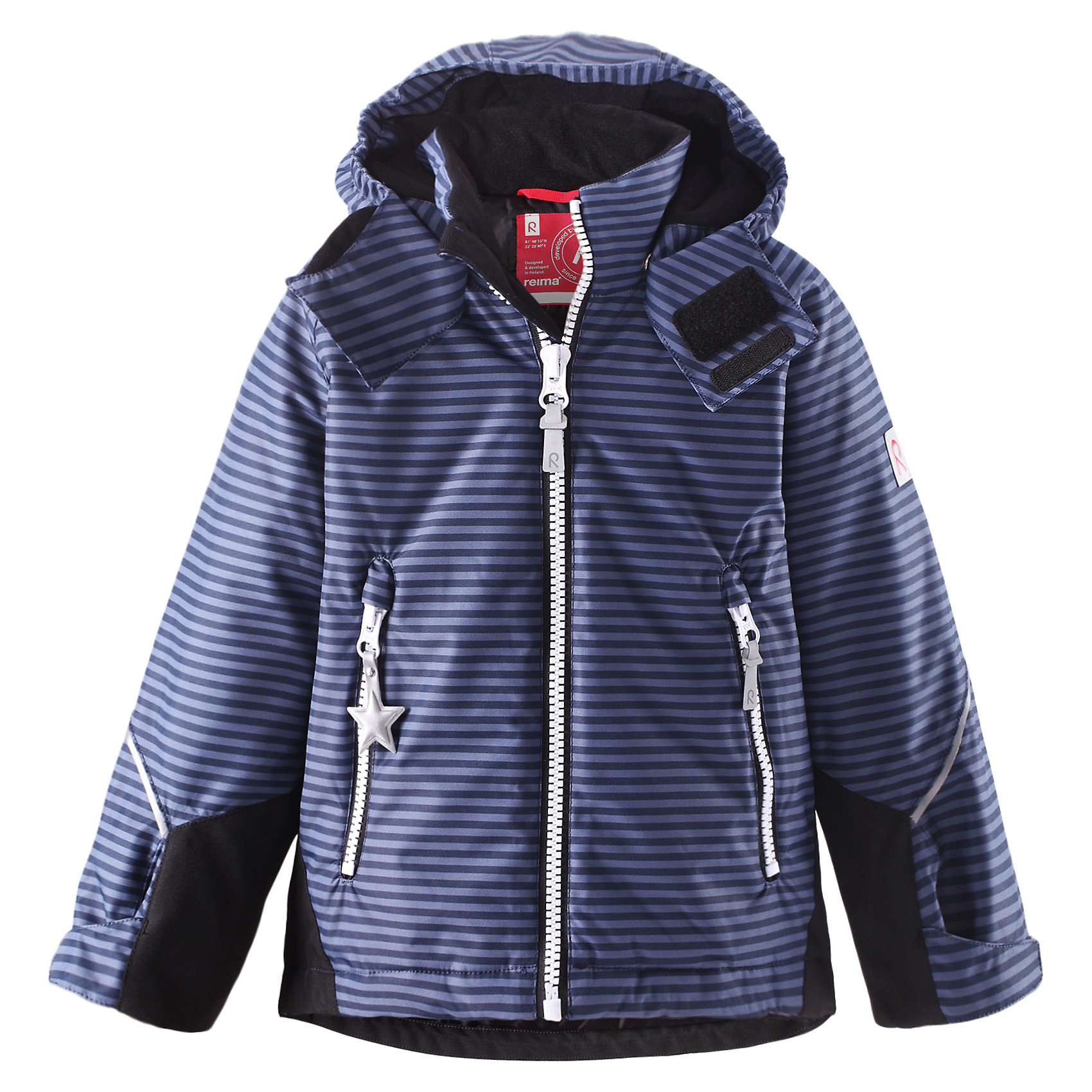 Куртка Kiddo Kisa для мальчика Reima Куртка Kiddo Kisa для мальчика ReimaОдежда<br>Куртка Reima<br>Зимняя куртка для детей. Основные швы проклеены и не пропускают влагу. Прочные усиленные вставки на рукавах и спинке. Водо- и ветронепроницаемый, «дышащий» и грязеотталкивающий материал. Гладкая подкладка из полиэстра. Безопасный, съемный капюшон. Регулируемые манжеты и подол. Два кармана на молнии. Принт по всей поверхности. Безопасные светоотражающие детали<br>Утеплитель: Reima® Soft Loft insulation,160 g<br>Уход:<br>Стирать по отдельности, вывернув наизнанку. Застегнуть молнии и липучки. Стирать моющим средством, не содержащим отбеливающие вещества. Полоскать без специального средства. Во избежание изменения цвета изделие необходимо вынуть из стиральной машинки незамедлительно после окончания программы стирки. Сушить при низкой температуре.<br>Состав:<br>100% Полиамид, полиуретановое покрытие<br><br>Ширина мм: 356<br>Глубина мм: 10<br>Высота мм: 245<br>Вес г: 519<br>Цвет: синий<br>Возраст от месяцев: 24<br>Возраст до месяцев: 36<br>Пол: Мужской<br>Возраст: Детский<br>Размер: 98,134,104,140,116,128,110,122,92<br>SKU: 4776445