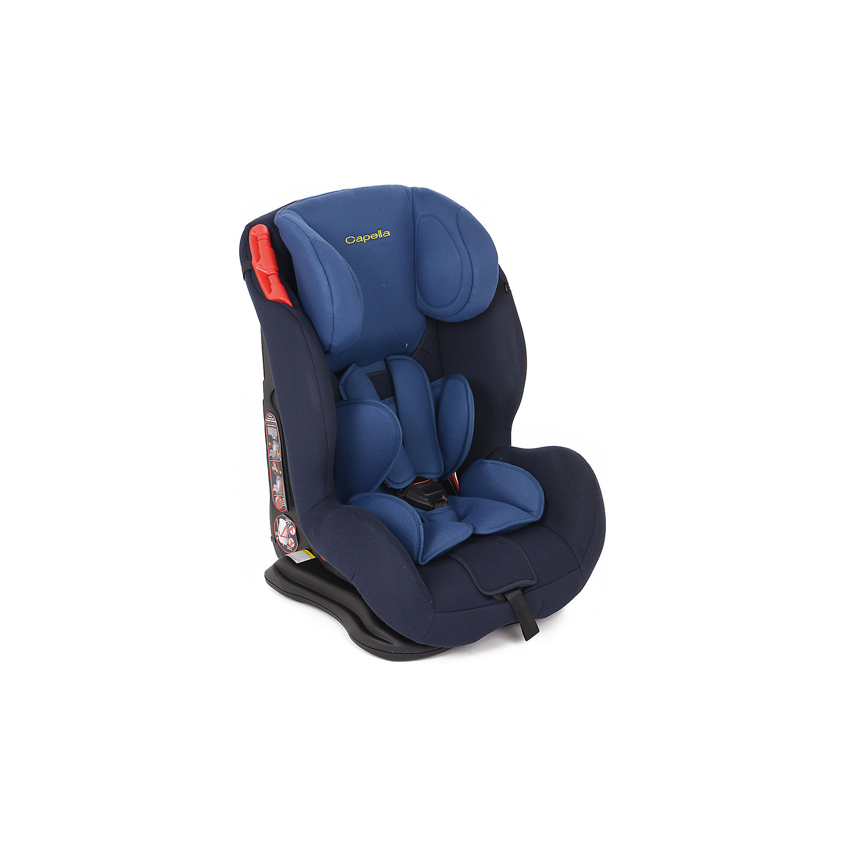 Автокресло 9-36 кг. CAPELLA, Dress Blue, т.синий/синий Автокресло 9-36 кг. CAPELLA, Dress Blue, т.синий/синийАвтокресло - необходимый атрибут современной семьи, в которой есть машина. Это высокотехнологичное надежное автокресло позволит перевозить ребенка, не беспокоясь при этом о его безопасности. Оно предназначено для предназначено для детей весом от 9 до 36 килограмм. Такое кресло обеспечит малышу не только безопасность, но и удобство (регулируемые ремни безопасности и анатомическая форма). Ребенок надежно фиксируется в кресле и ездит с комфортом.<br>Автокресло устанавливают по ходу движения. Такое кресло дает возможность свободно путешествовать, ездить в гости и при этом быть рядом с малышом. Конструкция - очень удобная и прочная. Изделие произведено из качественных и безопасных для малышей материалов, оно соответствуют всем современным требованиям безопасности. Оно отлично показало себя на краш-тестах.<br> <br>Дополнительная информация:<br><br>цвет: синий;<br>материал: текстиль, пластик;<br>вес ребенка: от 9 до 36 кг;<br>вес кресла: 8,5 кг;<br>внутренние ремни - пятиточечные;<br>широкая мягкая спинка;<br>анатомичная форма;<br>регулировка высоты подголовника;<br>дополнительная защита от боковых ударов;<br>съемный чехол;<br>соответствие стандартам ECE R44/04.<br><br>Автокресло 9-36 кг., Dress Blue, т.синий/синий от компании CAPELLA можно купить в нашем магазине.<br><br>Ширина мм: 820<br>Глубина мм: 530<br>Высота мм: 450<br>Вес г: 8500<br>Возраст от месяцев: 12<br>Возраст до месяцев: 144<br>Пол: Мужской<br>Возраст: Детский<br>SKU: 4778443