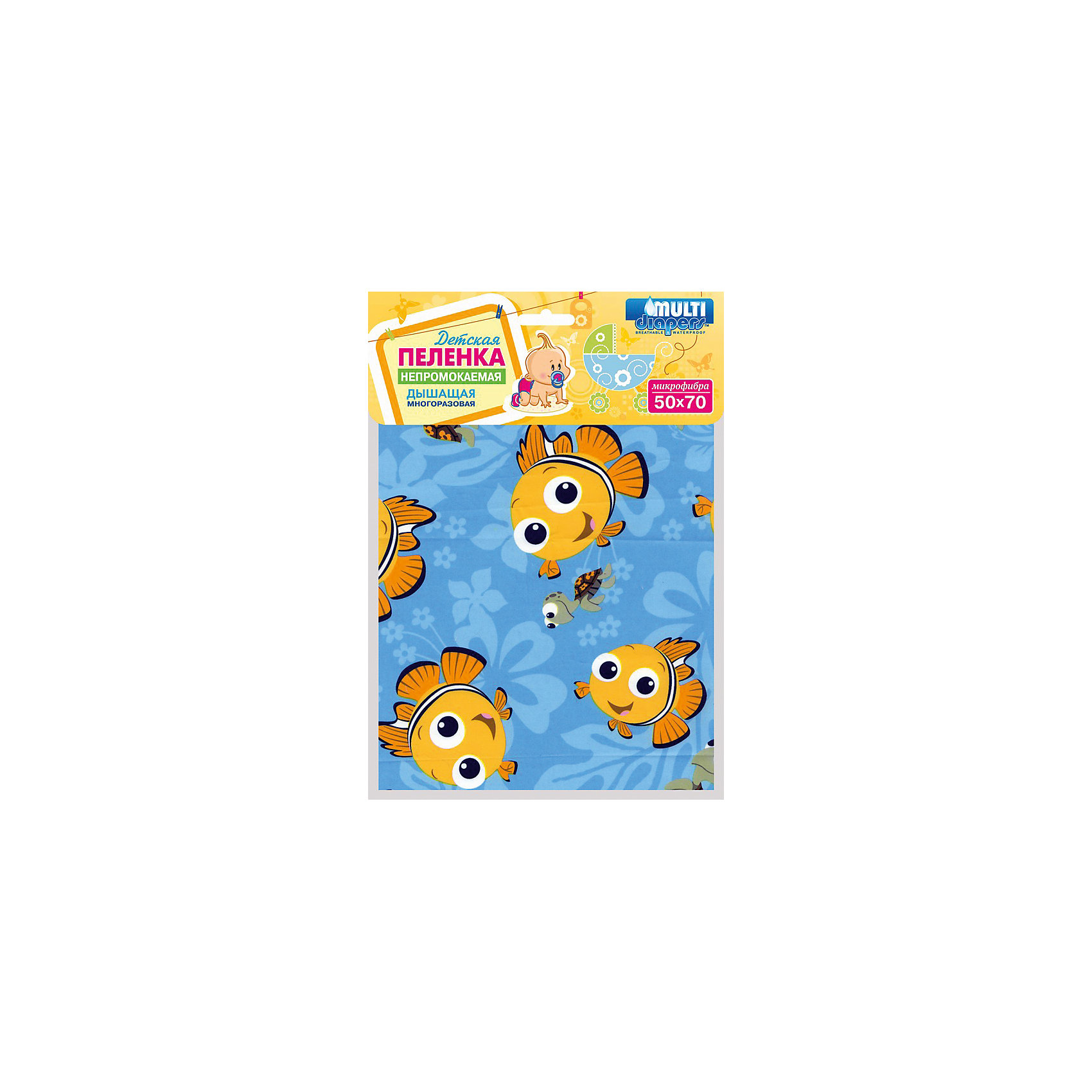 Leader kids Наматрасник непромокаемый MULTI-DIAPERS, 60*120, Leader kids, с рисунком