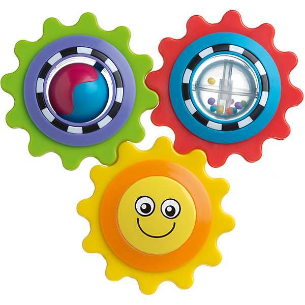 Игрушка развивающая Веселое солнышко, Playgro Игрушка развивающая Веселое солнышко, PlaygroИгрушки для новорожденных<br>Игрушка Веселое солнышко не только развеселит кроху, но и будет развивать его пространственное представление и воображение. Яркие и подвижные шестеренки будут концентрировать внимание малыша на мелких деталях. А благодаря безопасному зеркальцу на обратной стороне игрушки он сможет любоваться своим отражением.<br><br>Дополнительная информация:<br><br>- Возраст: от 9 месяцев до 2 лет<br>- Материал: пластик<br>- Размер: 8х1х22 см<br>- Вес: 0.11 кг<br><br>Игрушку развивающую Веселое солнышко, Playgro можно купить в нашем интернет-магазине.<br><br>Ширина мм: 80<br>Глубина мм: 10<br>Высота мм: 220<br>Вес г: 110<br>Возраст от месяцев: 9<br>Возраст до месяцев: 36<br>Пол: Унисекс<br>Возраст: Детский<br>SKU: 4779548