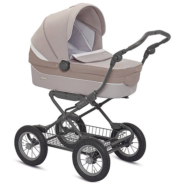 Коляска-люлька Inglesina Sofia, Ecru, на шасси Ergobike Slate Коляска-люлька Inglesina Sofia, Ecru, на шасси Ergobike SlateКоляски для новорожденных<br>Коляска-люлька Sofia - прекрасный вариант для мам и малышей! Шасси с системой амортизации и большие надувные колеса способствуют хорошей проходимости и комфорту ребенка на любой дорожной поверхности. Люлька Inglesina Sofia оснащена системой Easy Clip, которая позволяет по желанию мамы или малыша устанавливать люльку или прогулочный блок лицом к маме или по ходу движения. Внутренняя обивка выполнена из натурального хлопка. Некоторые тканевые элементы съемные. При необходимости вы можете постирать их в холодной воде при температуре не более 30 градусов. Дно люльки имеет специальные отверстия, через которые внутрь проникает воздух (механизм регулирования притока воздуха расположен на дне корзины). Благодаря этому вашему малышу будет уютно и тепло спать в коляске в любое время года. Люлька Inglesina Sofia легко устанавливается в автомобиле с помощью системы креплений Kit Auto (приобретается отдельно), и Вы можете не беспокоиться за безопасность вашего малыша в дальних поездках.<br><br>Дополнительная информация:<br><br>- Материал: пластик, текстиль, резина, алюминий.<br>- Количество колес: 4 (надувные).<br>- Размер шасси в сложенном виде: 43 х 83 см.<br>- Размер шасси в разложенном виде: 57.7 х 104 х 75/111 см. <br>- Механизм складывания: книжка. <br>- Вес шасси : 8.7 кг.<br>- Размер спального места: 35 х 22 х 75 см. <br>- Вес люльки: 5,5 кг.<br>- Система Easy Clip.<br>- Система вентиляции. <br>- Регулируемое изголовье.<br>- Корзина для покупок.<br>- Сумка в комплекте. <br><br>Коляску-люльку Sofia, Inglesinaна (Инглезина), Ecru, шасси Ergobike Slate, можно купить в нашем магазине.<br><br>Ширина мм: 1440<br>Глубина мм: 570<br>Высота мм: 1390<br>Вес г: 20650<br>Цвет: кремовый<br>Возраст от месяцев: 0<br>Возраст до месяцев: 6<br>Пол: Унисекс<br>Возраст: Детский<br>SKU: 4779605