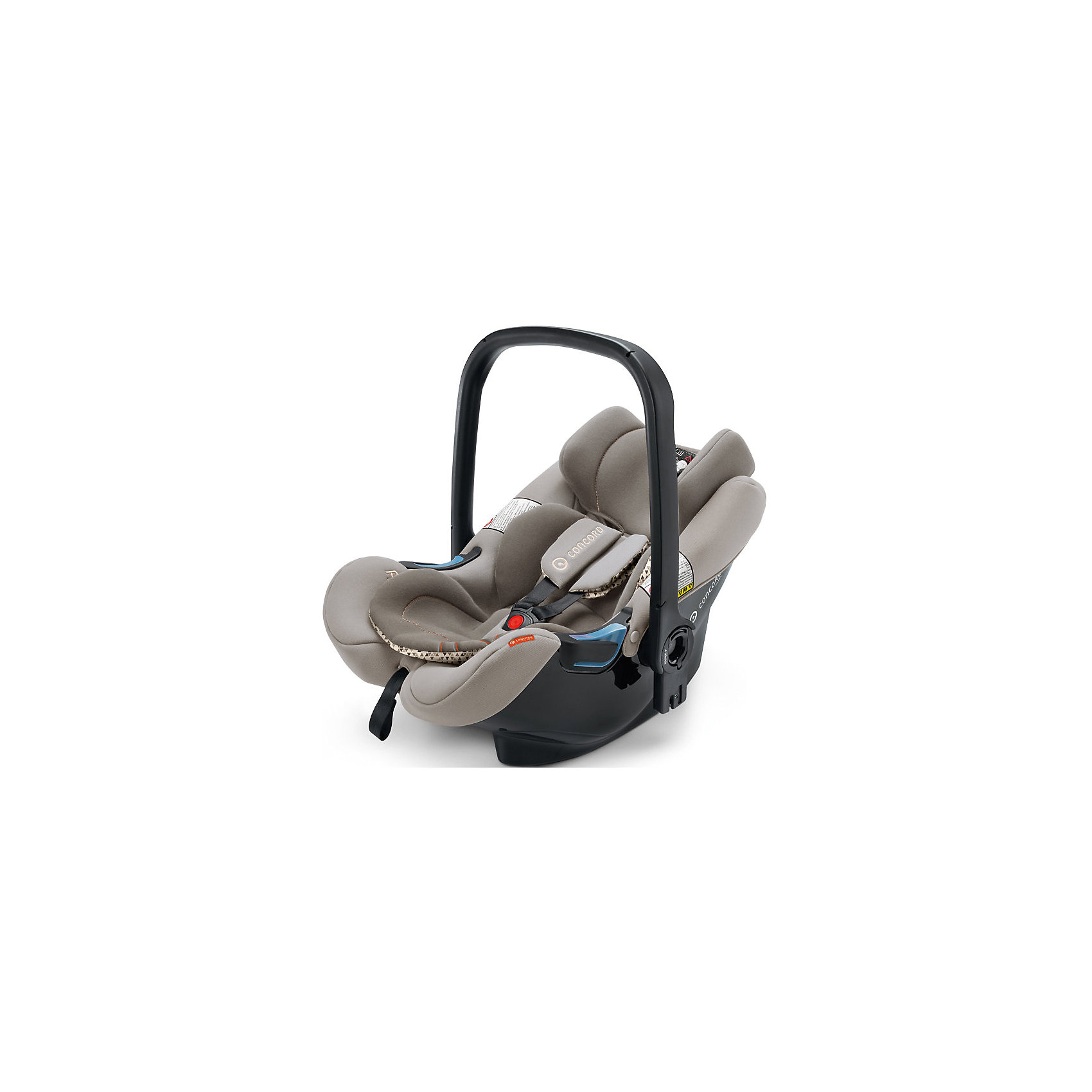 Автокресло Concord Air.Safe, 0-13кг, Cool Beige 2016 Автокресло Concord Air.Safe, 0-13кг, Cool Beige 2016Группа 0+ (До 13 кг)<br>Характеристики автокресла:<br><br>• группа автокресла: 0+ ;<br>• возраст ребенка: от рождения до года;<br>• вес ребенка: до 13 кг;<br>• способ установки: против хода движения автомобиля;<br>• способ крепления: база Isofix или при помощи ремней безопасности;<br>• автокресло может быть установлено на рамы колясок от Concord серий Fusion и Neo;<br>• кнопка системы TS упрощает процесс установки кресла на базу или шасси коляски;<br>• победитель краш-тестов 2014 ADAC.<br><br>Особенности автокресла:<br><br>• высокие боковины для защиты от боковых ударов;<br>• подголовник эргономической формы регулируется в 3-х положениях по высоте;<br>• регулировка ручки для переноски;<br>• мягкий, дышащий гипоаллергенный материал;<br>• съемные чехлы, можно стирать при 30С.<br><br>Размеры:<br><br>• размер автокресла 63х44х57 см;<br>• вес автокрела: 2,9 кг;<br>• размер упаковки: 35х68х45 см;<br>• вес в упаковке: 4,5 кг.<br><br>Дополнительная комплектация:<br><br>• козырек от солнечных лучей;<br>• двухсторонний вкладыш для новорожденного;<br>• адаптер для установки автокресла на коляски с унифицированным креплением Maxi-Cosi.<br><br>Автокресло Air.Safe, 0-13 кг., Concord, Cool Beige можно купить в нашем интернет-магазине.<br><br>Ширина мм: 350<br>Глубина мм: 450<br>Высота мм: 680<br>Вес г: 4500<br>Цвет: серый<br>Возраст от месяцев: 0<br>Возраст до месяцев: 18<br>Пол: Унисекс<br>Возраст: Детский<br>SKU: 4779868