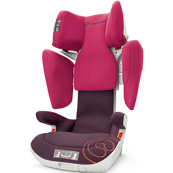 Автокресло Concord Transformer XT, 15-36 кг, Rose Pink 2016 Автокресло Concord Transformer XT, 15-36 кг, Rose Pink 2016Автокресла с креплением Isofix<br>Характеристики автокресла:<br><br>• группа 2-3;<br>• возраст ребенка: от 3 до 12 лет;<br>• вес ребенка: 15-36 кг;<br>• способ установки: по ходу движения автомобиля;<br>• 2 способа крепления: система TWINFIX или штатные ремни безопасности;<br>• компактный ударопрочный каркас;<br>• защита от боковых ударов;<br>• регулировка наклона спинки;<br>• регулировка подголовника;<br>• регулировка размера кресла;<br>• ортопедические свойства спинки и основания;<br>• встроенный пневмопривод;<br>• размер автокресла: 46х49х62 см;<br>• высота подголовника: 62-82 см;<br>• вес автокресла: 9,9 кг;<br>• вес в упаковке: 11 кг;<br>• материал: пластик, полиэстер;<br>• стандарт безопасности: ECE R44/04.<br><br>Автокресло Concord Transformer XT имеет прочный каркас, который надежно защищает ребенка во время поездки. Боковые подушки имеют дополнительный слой энергопоглощающей изоляции, которая понижает силу удара. Автокресло с ортопедической спинкой, которая способствует правильному формированию позвоночника. Наполнитель автокресла Трансформер ИксТи обладает эффектом памяти, который со временем принимает форму тела ребенка.<br><br>Установка автокресла: устанавливается по ходу движения с помощью системы isofix. Ребенок в автокресле фиксируется штатным ремнем автомобиля. При отсутствии крепления isofix можно установить автокресло при помощи штатных ремней безопасности. Направляющие с защелками для ремня в подголовнике исключают его самопроизвольное выпадение.<br><br>Автокресло Transformer XT, 15-36 кг., Concord, Rose Pink можно купить в нашем интернет-магазине.<br><br>Ширина мм: 450<br>Глубина мм: 450<br>Высота мм: 640<br>Вес г: 11000<br>Цвет: розовый<br>Возраст от месяцев: 36<br>Возраст до месяцев: 144<br>Пол: Женский<br>Возраст: Детский<br>SKU: 4779883