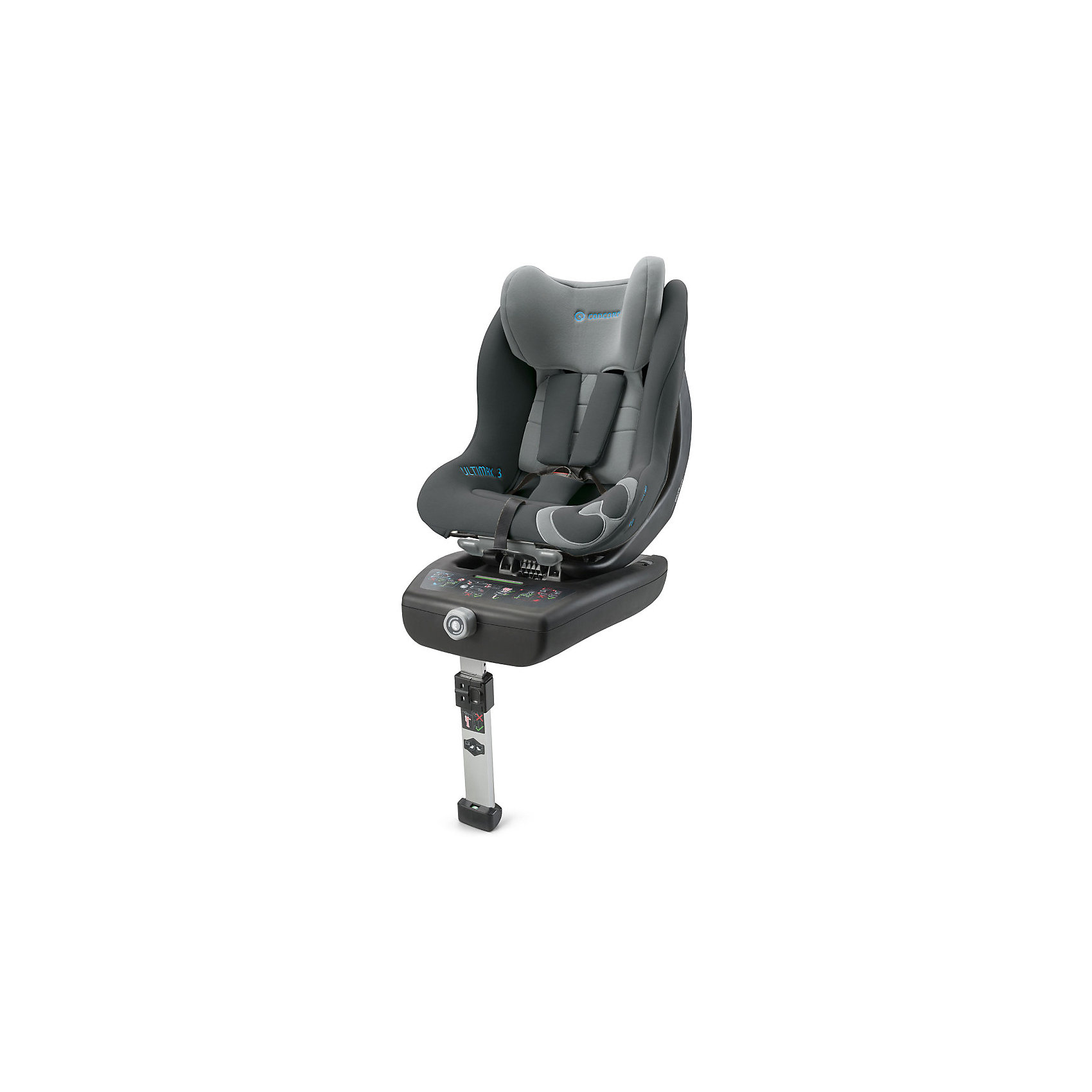 Автокресло Ultimax 3, 0-18 кг., Concord, Stone Grey Автокресло Ultimax 3, 0-18 кг., Concord, Stone GreyАвтокресло Ultimax 3, 0-18 кг., Concord, Stone Grey<br>Автокресло Ultimax 3 Concord выполнено из твердого пластика, имеет эргономичную форму. Корпус в виде чаши, надежно защищает по периметру. Усиленная, инновационная боковая защита создает максимальную безопасность во время поездки. 5-титочечный ремень безопасности с центральной регулировкой рассчитан на весь срок эксплуатации, т.е. до достижения ребенком возраста 4-х лет, Ремень имеет мягкие накладки. Для дополнительного комфорта предусмотрена мягкая вставка в паховой области. Подголовник регулируется по высоте в 6-ти положениях одновременно с внутренними ремнями безопасности. Сиденье имеет увеличенную ширину и станет удобным для крупных детишек и в зимнее время в комбинезоне. Чаша сиденья изменяется по наклону в обоих направлениях, создавая комфорт малышу. Для самых маленьких есть мягкий вкладыш. Автокресло крепится в автомобиле с помощью встроенной базы Isofix и упора в пол. До 1 года ребенок в этом автокресле располагается против хода движения. После чего кресло устанавливается по ходу движения. Для поворота кресла по ходу движения, не нужно отсоединять систему креплений - кресло отсоединяется от базы Isofix и присоединяется в нужном направлении. На передней панели кресла есть удобный регулятор, который регулирует выступ скобы Isofix, что позволяет достаточно точно подрегулировать её под кресло любого автомобиля. В автокреслах Ultimax 3, Concord использована концепция TRIZONE, за счет которой сочетаются разные типы тканей обивки: в нижней части - прочная и поддающаяся легкой чистке ткань, в середине - мягкая и дышащая, а в местах контакта с кожей - мягкая и приятная. Ткань обивки хорошо пропускает воздух и не дает ребенку потеть. Обивка легко снимается и стирается в режиме деликатной стирки при температуре 30 градусах.<br><br>Дополнительная информация:<br><br>- Группа 0+/1 (0-18 кг) от рождения до 3,5 - 4 лет<br>- 3 позиции наклона кресла (в положении для сна, отдыха или бодрствования)<br>- Соответствует Европейскому стандарту ЕСЕ R44/04<br>- Размеры: автокресла - 47х49х56 см, сидячего места - 26х27х43-53 см.<br>- Вес: 9 кг.<br><br>Автокресло Ultimax 3, 0-18 кг., Concord, Stone Grey можно купить в нашем интернет-магазине.<br><br>Ширина мм: 760<br>Глубина мм: 440<br>Высота мм: 460<br>Вес г: 18000<br>Возраст от месяцев: 0<br>Возраст до месяцев: 48<br>Пол: Унисекс<br>Возраст: Детский<br>SKU: 4779886