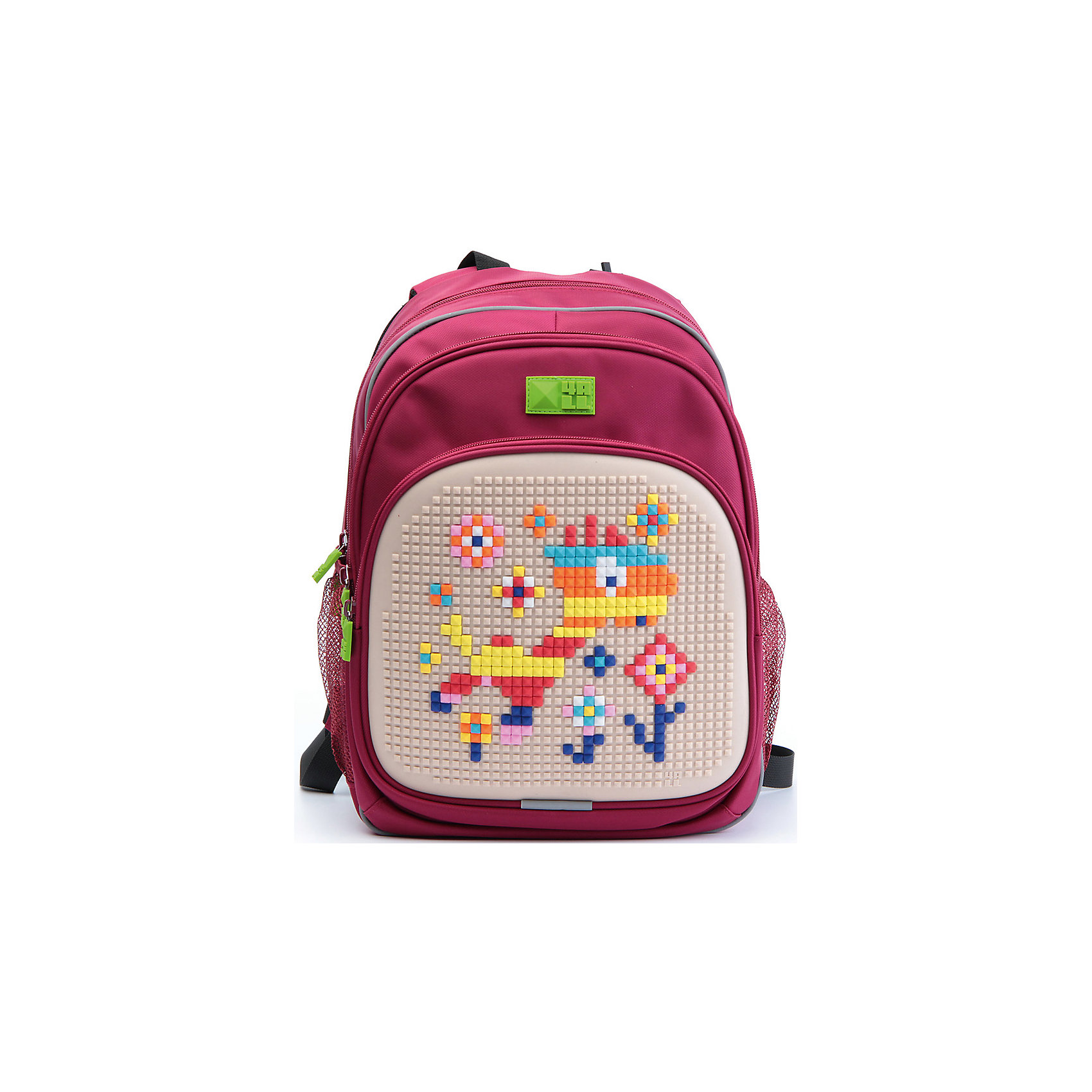 4ALL Рюкзак Kids, красный 4ALL Рюкзак Kids, красныйРюкзаки<br>Рюкзак KIDS - это одновременно и яркий, функциональный школьный аксессуар, и безграничная площадка для самовыражения, способная подчеркнуть любой выбранный образ. С помощью уникальной силиконовой панели и набора пластиковых пикселей-битов можно декорировать фасад рюкзака, как угодно, полагаясь на свое воображение и вкус. А все материалы, задействованные при изготовлении, имеют специальную вода- и грязеотталкивающую пропитку, что гарантирует практичность, износостойкость и долговечность рюкзака.<br><br>Такой современный и интересный ранец будет прекрасным подарком к 1 сентября!<br><br>Особенности:<br>AIR COMFORT system:<br>- Система свободной циркуляции воздуха между задней стенкой рюкзака и спиной ребенка.<br>- Совместно с ортопедической спиной ERGO system эта система воздухообмена делает ежедневное использование рюкзаков KIDS безопасным для здоровья и максимально комфортным!<br>ERGO system:<br>- Разработанная нами система ERGO служит равномерному распределению нагрузки на спину ребенка. Она способна сделать рюкзак, наполненный учебниками, легким. ERGO служит сохранению правильной осанки и заботится о здоровье позвоночника!<br>Ортопедическая спина:<br>- Важное свойство наших рюкзаков - ортопедическая спина! Способна как корсет поддерживать позвоночник, правильно распределяя нагрузку, а так же обеспечивает циркуляцию воздуха между задней стенкой рюкзака и спиной ребенка!<br>А также:<br>- Гипоаллергенный силикон;<br>- Водоотталкивающие материалы;<br>- Устойчивость всех материалов к температурам воздуха ниже 0!<br><br>Дополнительная информация:<br><br>- Рюкзак уже содержит 1 упаковку разноцветных пикселей-битов (300 шт.) для создания картинок<br>- Цвет: красный;<br>- Объем рюкзака: 22 л.<br>- Размер в упаковке: 39х27х15 см.<br>- Вес в упаковке: 950 г.<br><br>Рюкзак Kids в красном цвете , можно купить в нашем магазине.<br><br>Ширина мм: 390<br>Глубина мм: 270<br>Высота мм: 150<br>Вес г: 950<br>Возраст от месяцев: 36<br>Возраст до месяцев: 144<br>Пол: Унисекс<br>Возраст: Детский<br>SKU: 4786363