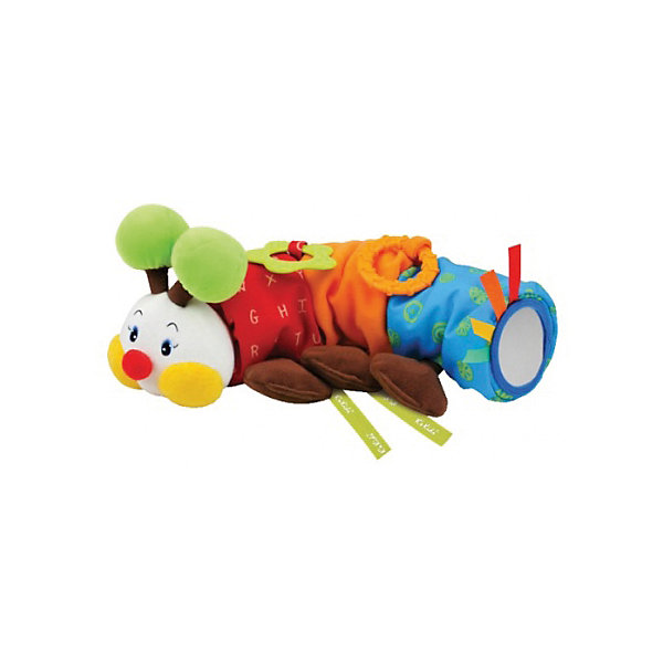 Игрушка для коляски Гусеничка, Ks Kids Игрушка для коляски Гусеничка, Ks KidsИгрушки для новорожденных<br>Игрушка для коляски Гусеничка, Ks Kids (Кс Кидс) ? развивающая яркая игрушка, предназначенная для детей с самого рождения. Удобный способ крепления (ленточки) позволяют ее использовать не только для коляски, но и для кроватки и автокресла. Разноцветные элементы и разная фактура позволяют с самых первых дней жизни малыша развивать зрительное восприятие. <br>Когда малыш подрастет, ему будут особо интересны звуковые эффекты: шуршание, бренчание, звон колокольчика. У гусенички имеются дополнительные элементы: игрушка-прорезыватель и зеркальце. У этой игрушки функционален каждый элемент ? желтые щечки и коричневые лапки шуршат, зеленые рожки ? гремят.<br>Игрушка для коляски Гусеничка, Ks Kids (Кс Кидс) создана специально для развития тактильного, зрительного и слухового восприятия. Гусеничка заменит множество других развивающих игрушек, так как она сочетает в себе все необходимые функции для раннего развития ребенка.<br><br>Дополнительная информация:<br><br>- Вид игр: развивающие<br>- Предназначение: для дома<br>- Материал: текстиль, пластик<br>- Размер: 9,5*12*30 см<br>- Вес: 250 г<br>- Комплектация: прорезыватель для зубов, зеркальце, колокольчик<br>- Особенности ухода: разрешается деликатная стирка <br><br>Подробнее:<br><br>• Для детей в возрасте: от 0 месяцев до 1 года<br>• Страна производитель: Китай<br>• Торговый бренд: Ks Kids<br><br>Игрушку для коляски Гусеничка, Ks Kids (Кс Кидс) можно купить в нашем интернет-магазине.<br><br>Ширина мм: 95<br>Глубина мм: 120<br>Высота мм: 300<br>Вес г: 355<br>Возраст от месяцев: 0<br>Возраст до месяцев: 12<br>Пол: Унисекс<br>Возраст: Детский<br>SKU: 4790450
