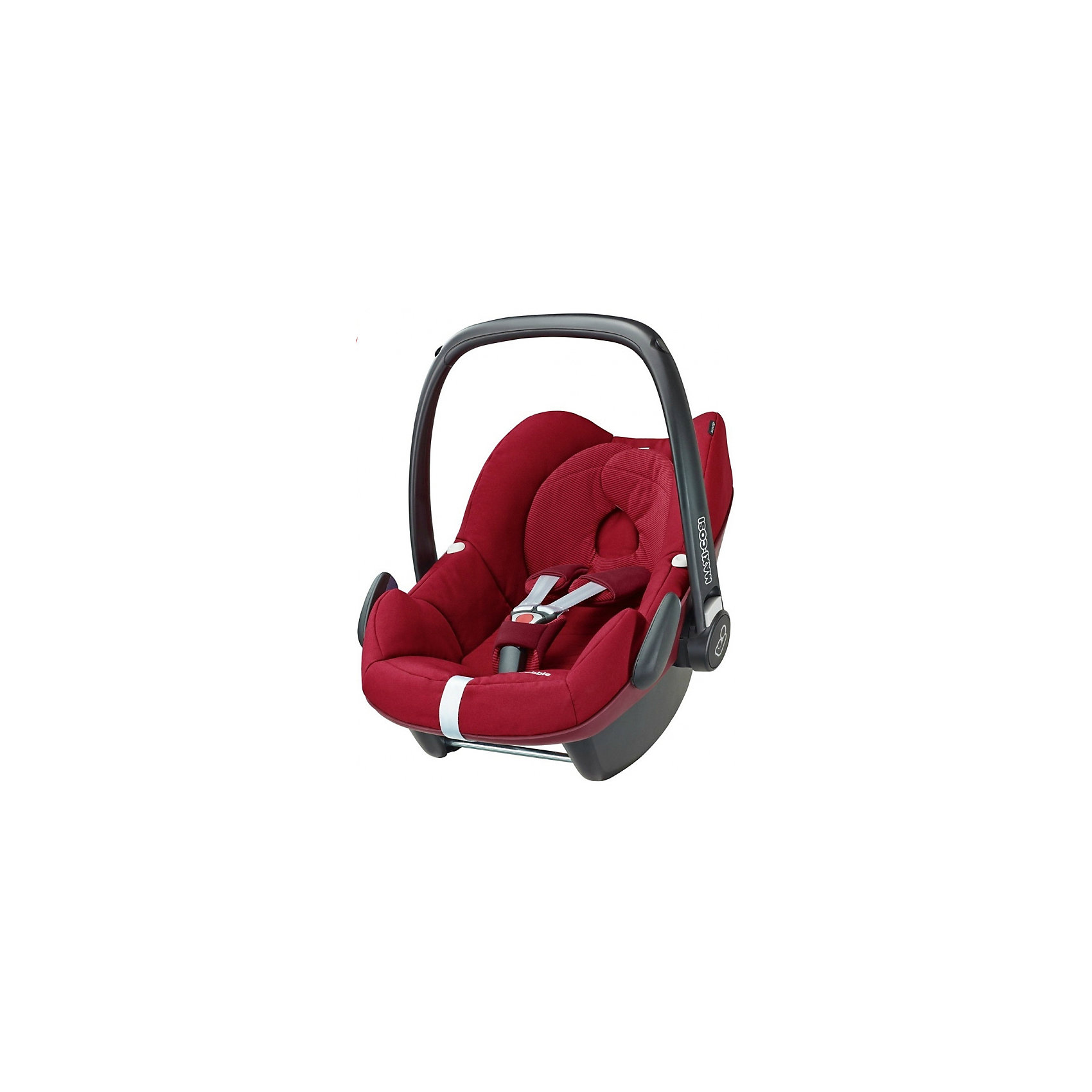 Автокресло Maxi-Cosi Pebble 0-13 кг, Robin Red Автокресло Maxi-Cosi Pebble 0-13 кг, Robin RedГруппа 0+ (До 13 кг)<br>Автокресло Pebble гарантирует детям комфорт и безопасность во время путешествий на автомобиле. Кресло монтируется с помощью штатных ремней безопасности. Глубина сиденья может варьироваться в зависимости от веса ребенка, объемные бортики гарантирует прекрасную защиту от боковых ударов. Кресло дополнено небольшой подушечкой, с регулируемым объемом, обеспечивающую комфортные путешествия даже самым юным пассажирам. Трехточечные страховочные ремни с мягкими накладками и централизованной системой натяжения позволяют регулировать длину одним движением руки. Кресло имеет козырек от солнца и небольшое отделение для детских вещей и игрушек. Чехол модели изготовлен из стойкого к загрязнениям, прочного и приятного на ощупь материала, быстро и удобно снимается, его можно стирать в деликатном режиме.<br><br>Дополнительная информация:<br><br>- Материал: текстиль, пластик, металл.<br>- Ширина внутри сиденья по бедрам: 26 см. <br>- Ширина внутри сиденья (по верху головы): 44 см. <br>- Максимальная глубина внутри сиденья: 39 см. <br>- Высота: 50 см. <br>- Вес: 4 кг.<br>- Группа 0+ (до 13 кг).<br>- Соответствует требованиям ECE-R44/04.<br>- Установка в автомобиле: с помощью штатных ремней. <br>- Устанавливается против хода движения. <br>- Трехточечные ремни безопасности.<br>- Защита от боковых ударов.<br>- Встроенный регулятор может варьировать глубину сиденья.<br>- Подушечка с регулировкой объема.<br>- Козырек, небольшой отсек для вещей и игрушек.<br>- Съемный чехол (можно стирать в деликатном режиме). <br><br>Автокресло Pebble 0-13 кг., Maxi-Cosi (Макси-Коси Пеббл), Robin Red, можно купить в нашем магазине.<br><br>Ширина мм: 445<br>Глубина мм: 375<br>Высота мм: 725<br>Вес г: 4000<br>Возраст от месяцев: 0<br>Возраст до месяцев: 12<br>Пол: Унисекс<br>Возраст: Детский<br>SKU: 4790754