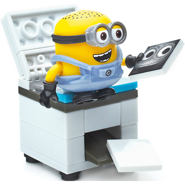 Миньоны: мини игровой набор, MEGA BLOKS Миньоны: мини игровой набор, MEGA BLOKSПластмассовые конструкторы<br>Играть с фигурками персонажей из любимого мультфильма - всегда веселее! В этом наборе- сборный миньон с заменяемыми частями и специальными аксессуарами. Игрушка имеет такой размер, при котором ребенку удобно держать её в руках, а также брать с собой в гости или на прогулку. <br>Такие игрушки помогают развить мелкую моторику, логическое мышление и воображение ребенка. Эта игрушка выполнена из высококачественного прочного пластика, безопасного для детей, отлично детализирована.<br><br>Дополнительная информация:<br><br>комплектация: фигурка, аксессуары; <br>цвет: разноцветный;<br>материал: пластик;<br>размер упаковки: 13x5x10 см.<br><br>Миньоны: мини игровой набор, MEGA BLOKS от компании Mattel можно купить в нашем магазине.<br><br>Ширина мм: 45<br>Глубина мм: 100<br>Высота мм: 120<br>Вес г: 59<br>Возраст от месяцев: 60<br>Возраст до месяцев: 108<br>Пол: Унисекс<br>Возраст: Детский<br>SKU: 4791152