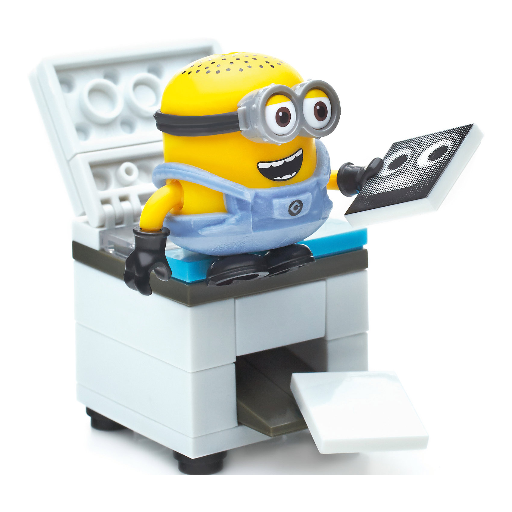 Миньоны: мини игровой набор, MEGA BLOKS Миньоны: мини игровой набор, MEGA BLOKSПластмассовые конструкторы<br>Играть с фигурками персонажей из любимого мультфильма - всегда веселее! В этом наборе- сборный миньон с заменяемыми частями и специальными аксессуарами. Игрушка имеет такой размер, при котором ребенку удобно держать её в руках, а также брать с собой в гости или на прогулку. <br>Такие игрушки помогают развить мелкую моторику, логическое мышление и воображение ребенка. Эта игрушка выполнена из высококачественного прочного пластика, безопасного для детей, отлично детализирована.<br><br>Дополнительная информация:<br><br>комплектация: фигурка, аксессуары; <br>цвет: разноцветный;<br>материал: пластик;<br>размер упаковки: 13x5x10 см.<br><br>Миньоны: мини игровой набор, MEGA BLOKS от компании Mattel можно купить в нашем магазине.<br><br>Ширина мм: 45<br>Глубина мм: 100<br>Высота мм: 120<br>Вес г: 59<br>Возраст от месяцев: 60<br>Возраст до месяцев: 108<br>Пол: Унисекс<br>Возраст: Детский<br>SKU: 4791152