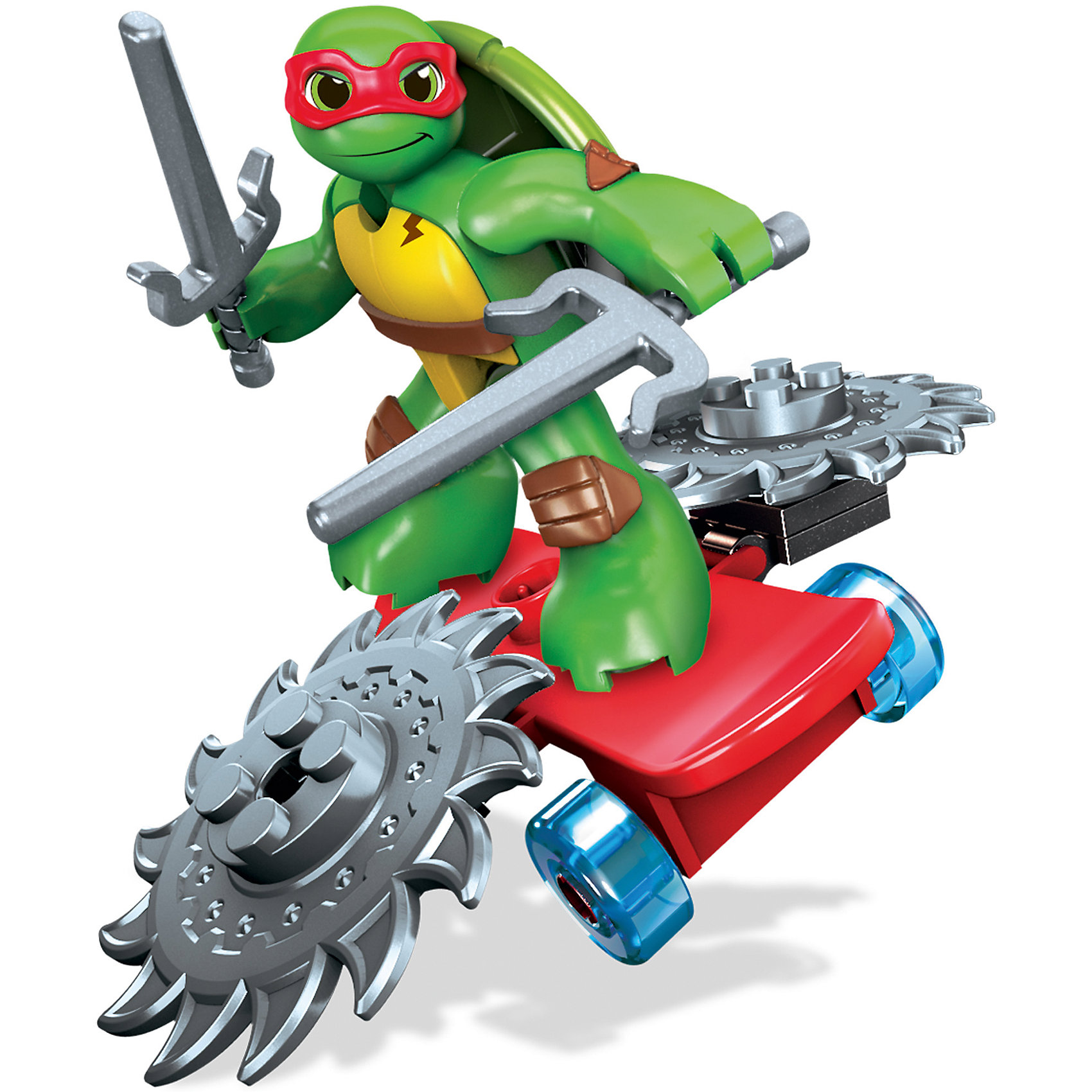 Фигурка со скейтбордом MEGA BLOKS, Черепашки Ниндзя Фигурка со скейтбордом MEGA BLOKS, Черепашки НиндзяИграть с фигурками персонажей из любимого мультфильма - всегда веселее! В этом наборе - фигурка черепашки-нидзя и скейт для него. Игрушка имеет такой размер, при котором ребенку удобно держать её в руках, а также брать с собой в гости или на прогулку. Продается в красивой тематической упаковке. <br>Такие игрушки помогают развить мелкую моторику, логическое мышление и воображение ребенка. Эта игрушка выполнена из высококачественного прочного пластика, безопасного для детей, отлично детализирована.<br><br>Дополнительная информация:<br><br>комплектация: 1 фигурка, 1 скейт; <br>цвет: разноцветный;<br>материал: пластик;<br>размер упаковки: 45?115х150 см.<br><br>Фигурку со скейтбордом MEGA BLOKS, Черепашки Ниндзя от компании Mattel можно купить в нашем магазине.<br><br>Ширина мм: 45<br>Глубина мм: 115<br>Высота мм: 150<br>Вес г: 135<br>Возраст от месяцев: 60<br>Возраст до месяцев: 120<br>Пол: Мужской<br>Возраст: Детский<br>SKU: 4791154