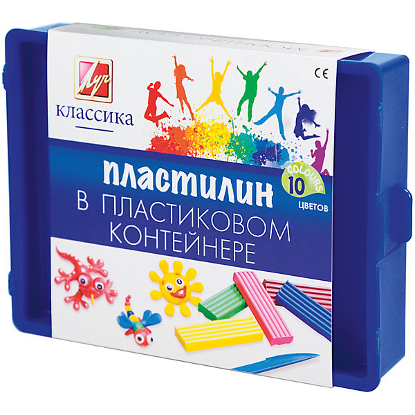 Пластилин Классика, 10 цв., ЛУЧ Пластилин Классика, 10 цв., ЛУЧРисование и лепка<br>Пластилин предназначен для лепки и моделирования в детском творчестве. Изготовлен из высококачественных компонентов. Идеально подходит для работы мультипликаторов. Легко лепится и не прилипает к рукам, идеально держит форму, обладает яркими цветами.<br><br>Дополнительная информация:<br><br>- 10 цветов.<br>- Масса - 200 г.<br>- Со стеком.<br>- Поставляется в пластиковом контейнере<br>- Размер упаковки: 13,4х17х3,7 см.<br>- Вес в упаковке: 300 г. <br><br>Пластилин Классика ЛУЧ можно купить в нашем магазине.<br><br>Ширина мм: 134<br>Глубина мм: 170<br>Высота мм: 37<br>Вес г: 300<br>Возраст от месяцев: 72<br>Возраст до месяцев: 2147483647<br>Пол: Унисекс<br>Возраст: Детский<br>SKU: 4792733