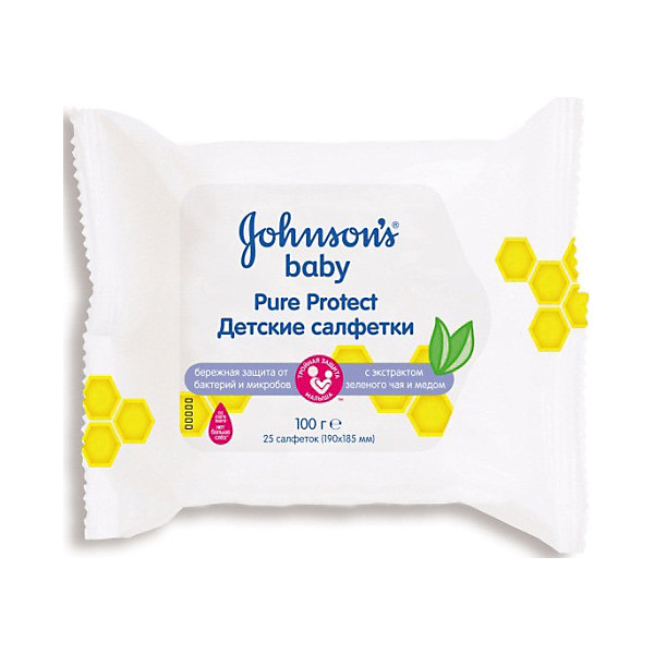 Влажные салфетки Pure Protect 25 шт., Johnson`s baby Влажные салфетки Pure Protect 25 шт., Johnson`s babyВлажные салфетки<br>Сочетание именно натуральных ингредиентов (прополис, зеленый чай) очень важно для чувствительной детской кожи.<br><br>Ширина мм: 145<br>Глубина мм: 95<br>Высота мм: 48<br>Вес г: 162<br>Возраст от месяцев: -2147483648<br>Возраст до месяцев: 2147483647<br>Пол: Унисекс<br>Возраст: Детский<br>SKU: 4796700