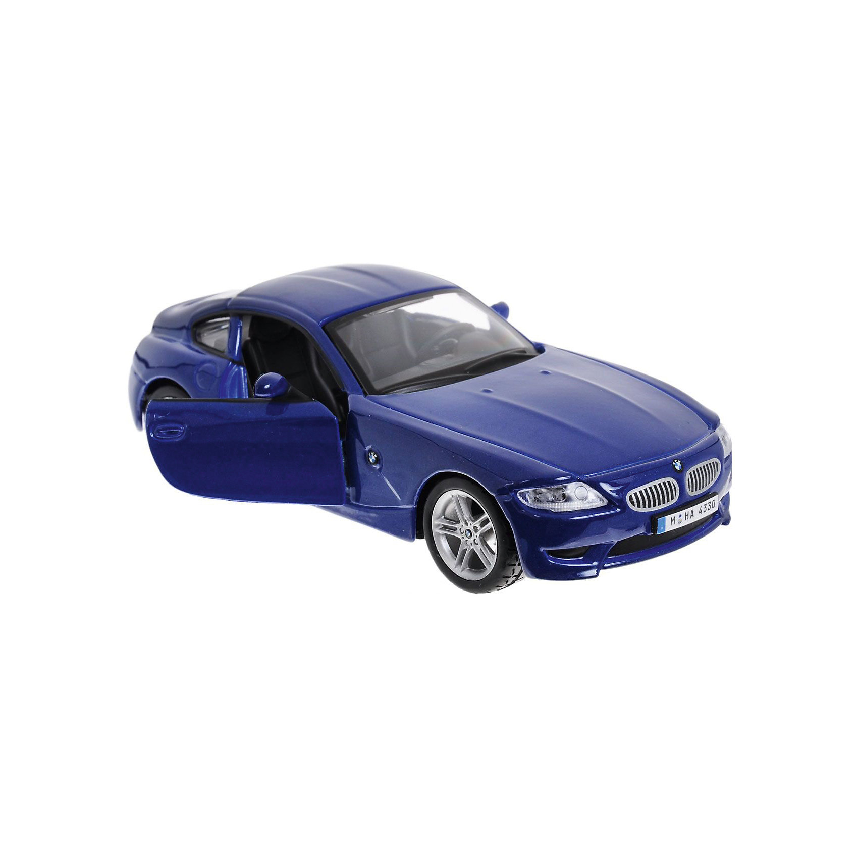 Машина BMW Z4 M COUPE металл., 1:32, синяя, Bburago Машина BMW Z4 M COUPE металл., 1:32, синяя, BburagoКоллекционные модели<br>Коллекционная модель машины BMW Z4 M COUPE металл., 1:32, Bburago (Бураго) – миниатюрная копия одного из популярных автомобилей марки BMW. Литой корпус автомобиля, изготовленный из металла и окрашенный в стильный насыщенный синий цвет настоящими автомобильными красками, обладает высокими противоядерными свойствами и устойчивостью к царапинам и повреждениям. <br>Не смотря на масштаб машинки 1:32, в игрушечной копии BMW Z4 M COUPE отражены все конструкторские особенности и дизайнерские элементы этого популярного немецкого автомобиля: подробная детализация автомобильного салона, под капотом очень подробная детализация всех составляющих главного места машины: радиатор, аккумулятор, бензонасос, расширительный бачок, бачок омывателя лобового стекла, бачки с тормозной жидкостью и жидкостью для сцепления, реле и монтажный блок. Играя с такой игрушкой, любой мальчишка не только развлекается, но и изучает внутреннее устройство автомобиля. Особо порадуют открывающиеся двери салона, крутящиеся колоса и открывающийся капот.<br>Данная модель будет интересна не только маленьким любителям поиграть в машинки, но и станет достойным украшением любой коллекции автомобильных моделек. <br><br>Дополнительная информация:<br><br>- Вид игр: сюжетно-ролевые игры <br>- Предназначение: для дома, коллекционирование<br>- Материал: металл, пластик<br>- Размер (ДхШхВ): 16,5*8*7,5 мм<br>- Масштаб: 1:32<br>- Вес: 189 г<br>- Особенности ухода: протирать влажной губкой<br><br>ВНИМАНИЕ! Данный артикул имеется в наличии в разных цветовых исполнениях (синий металлик, белый). К сожалению, заранее выбрать определенный цвет невозможно. <br><br><br>Подробнее:<br><br>• Для детей в возрасте: от 3 лет и до неограниченного возраста<br>• Страна производитель: Китай<br>• Торговый бренд: Bburago<br><br>Коллекционную модель машины BMW Z4 M COUPE металл., 1:32, Bburago (Бураго) можно купить в нашем интернет-магазине.<br><br>Ширина мм: 165<br>Глубина мм: 80<br>Высота мм: 75<br>Вес г: 189<br>Возраст от месяцев: 36<br>Возраст до месяцев: 1200<br>Пол: Мужской<br>Возраст: Детский<br>SKU: 4797135