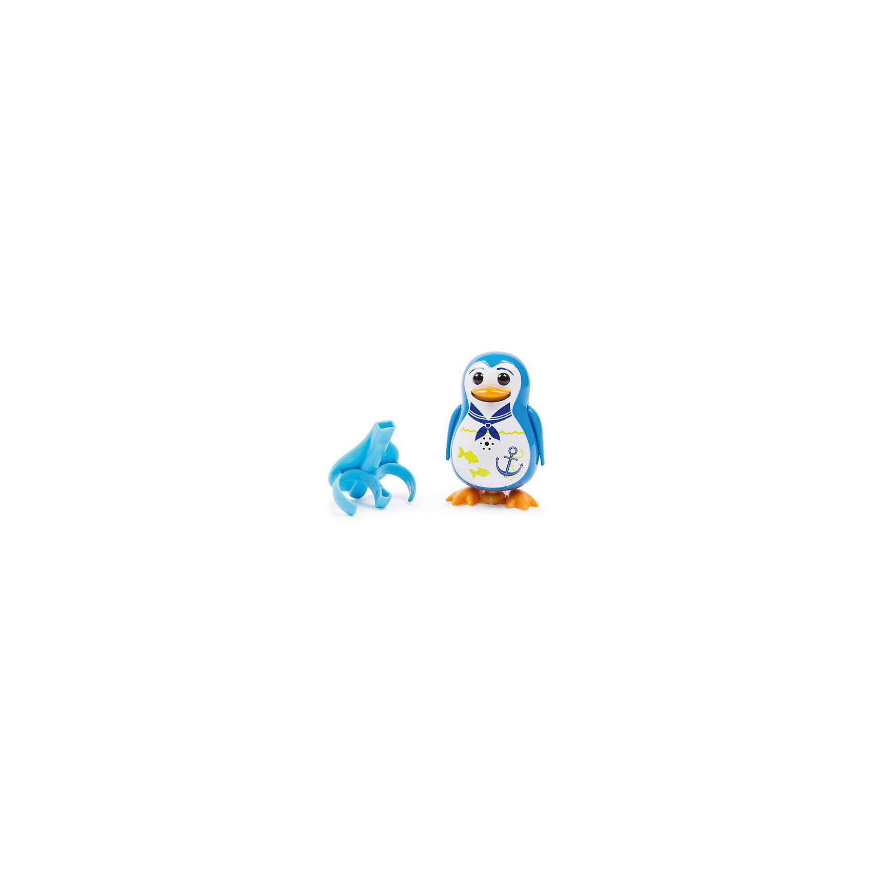 Поющий пингвин с кольцом, синий, DigiBirds Поющий пингвин с кольцом, синий, DigiBirdsИнтерактивные животные<br>Поющий пингвин с кольцом, синий, DigiBirds, Silverlit (Сильверлит) ? интерактивная птичка от мирового производителя детских товаров Silverlit (Сильверлит). Очаровательный пингвин световыми и звуковыми эффектами. Его творческий репертуар состоит из 55 песенок, которые исполняются как в сольном виде, так и в хоровом. Имея столь разнообразный репертуар, эта игрушка вряд ли быстро наскучит вашему ребенку. Активируется игрушка тремя способами: на нее достаточно подуть или посвистеть в свисток, который идет в комплекте, или резко взмахнуть по воздуху, держа птичку в руке. Кроме того, пингвин умеет танцевать: в такт музыке машет крыльями, покачивает корпусом, поворачивает головой и ракрывает клюв. Кроме того, каждый пингвин наделен своим уникальным движением.<br>Поющий пингвин с кольцом, синий, DigiBirds, Silverlit (Сильверлит) ? совершенно уникальная игрушка, которая не только развлекает вашего ребенка, но и занимается его музыкальным развитием. В первую очередь, она способствует формированию музыкального слуха и памяти. Простые действия: подуть в свисток, подуть на пингвина ? простые, но очень эффективные упражнения, которые направлены на развитие речевого аппарата.<br>Поющий пингвин с кольцом, синий, DigiBirds, Silverlit (Сильверлит) ? это миниатюрный музыкальный центр для вашего ребенка. <br><br>Дополнительная информация:<br><br>- Вид игр: сюжетно-ролевые игры <br>- Предназначение: для дома<br>Дополнительные функции: синхронизация со всеми персонажами DigiFriends<br>- Батарейки: 3 шт. LR44<br>- Материал: высококачественный пластик<br>- Размер (ДхШхВ): 6,4*15,2*10,2 см<br>- Вес: 91 г<br>- Комплектация: пингвин, свисток-кольцо для птички, инструкция, батарейки<br>- Особенности ухода: протирать влажной губкой<br><br>ВНИМАНИЕ! Данный артикул имеется в наличии в разных цветовых исполнениях (синий, фиолетовый, красный, черный, зеленый, желтый). К сожалению, заранее выбрать определенный цвет невозможно. <br><br>Подробнее:<br><br>• Для детей в возрасте: от 3 лет и до 7 лет <br>• Страна производитель: Китай<br>• Торговый бренд: Silverlit<br><br>Поющего пингвина с кольцом, синего, DigiBirds, Silverlit (Сильверлит) можно купить в нашем интернет-магазине.<br><br>Ширина мм: 64<br>Глубина мм: 152<br>Высота мм: 102<br>Вес г: 91<br>Возраст от месяцев: 36<br>Возраст до месяцев: 84<br>Пол: Унисекс<br>Возраст: Детский<br>SKU: 4797155