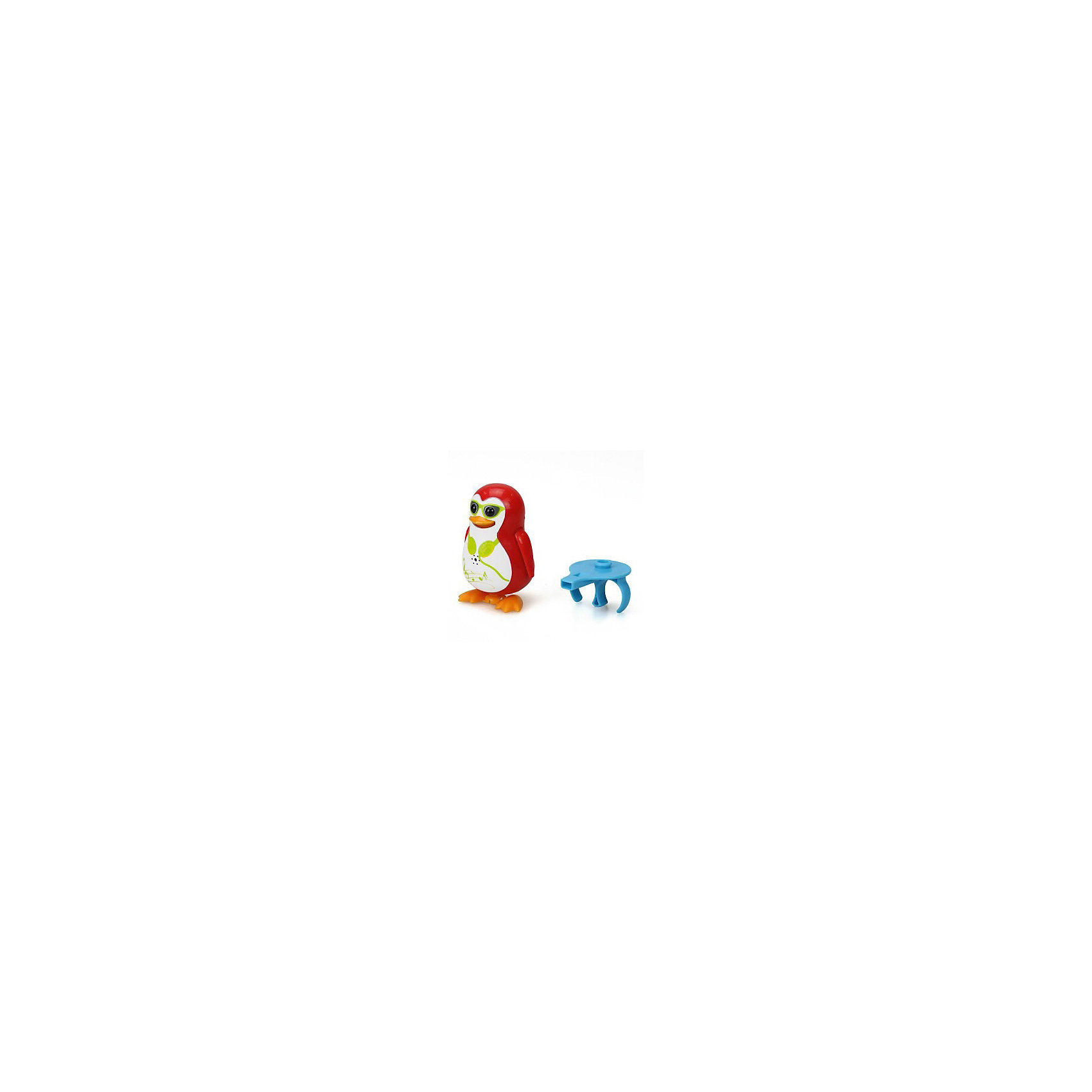 Поющий пингвин с кольцом, красный, DigiBirds Поющий пингвин с кольцом, красный, DigiBirdsРобокар Поли<br>Поющий пингвин с кольцом, красный, DigiBirds, Silverlit (Сильверлит) ? интерактивная птичка от мирового производителя детских товаров Silverlit (Сильверлит). Очаровательный пингвин световыми и звуковыми эффектами. Его творческий репертуар состоит из 55 песенок, которые исполняются как в сольном виде, так и в хоровом. Имея столь разнообразный репертуар, эта игрушка вряд ли быстро наскучит вашему ребенку. Активируется игрушка тремя способами: на нее достаточно подуть или посвистеть в свисток, который идет в комплекте, или резко взмахнуть по воздуху, держа птичку в руке. Кроме того, пингвин умеет танцевать: в такт музыке машет крыльями, покачивает корпусом, поворачивает головой и ракрывает клюв. Кроме того, каждый пингвин наделен своим уникальным движением.<br>Поющий пингвин с кольцом, красный, DigiBirds, Silverlit (Сильверлит) ? совершенно уникальная игрушка, которая не только развлекает вашего ребенка, но и занимается его музыкальным развитием. В первую очередь, она способствует формированию музыкального слуха и памяти. Простые действия: подуть в свисток, подуть на пингвина ? простые, но очень эффективные упражнения, которые направлены на развитие речевого аппарата.<br>Поющий пингвин с кольцом, красный, DigiBirds, Silverlit (Сильверлит) ? это миниатюрный музыкальный центр для вашего ребенка. <br><br>Дополнительная информация:<br><br>- Вид игр: сюжетно-ролевые игры <br>- Предназначение: для дома<br>Дополнительные функции: синхронизация со всеми персонажами DigiFriends<br>- Батарейки: 3 шт. LR44<br>- Материал: высококачественный пластик<br>- Размер (ДхШхВ): 6,4*15,2*10,2 см<br>- Вес: 91 г<br>- Комплектация: пингвин, свисток-кольцо для птички, инструкция, батарейки<br>- Особенности ухода: протирать влажной губкой<br><br>ВНИМАНИЕ! Данный артикул имеется в наличии в разных цветовых исполнениях (синий, фиолетовый, красный, черный, зеленый, желтый). К сожалению, заранее выбрать определенный цвет невозможно. <br><br>Подробнее:<br><br>• Для детей в возрасте: от 3 лет и до 7 лет <br>• Страна производитель: Китай<br>• Торговый бренд: Silverlit<br><br>Поющего пингвина с кольцом, красного, DigiBirds, Silverlit (Сильверлит) можно купить в нашем интернет-магазине.<br><br>Ширина мм: 64<br>Глубина мм: 152<br>Высота мм: 102<br>Вес г: 91<br>Возраст от месяцев: 36<br>Возраст до месяцев: 84<br>Пол: Унисекс<br>Возраст: Детский<br>SKU: 4797157