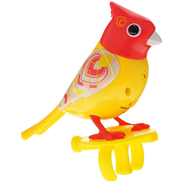 Поющая птичка с кольцом, красная, DigiBirds Поющая птичка с кольцом, красная, DigiBirdsИнтерактивные животные<br>Поющая птичка с кольцом, красная, DigiBirds, Silverlit (Сильверлит) ? музыкальная игрушка от мирового производителя детских товаров Silverlit (Сильверлит). Птичка оснащена световыми и звуковыми эффектами. Ее творческий репертуар состоит из 20 песенок, которые исполняются как в сольном виде, так и в хоровом. Птичка выполнена из высокопрочного пластика ярких расцветок. Активируется птичка тремя способами: на нее достаточно подуть или посвистеть в свисток, который идет в комплекте, или резко взмахнуть по воздуху, держа птичку в руке. <br>Поющая птичка с кольцом, красная, DigiBirds, Silverlit (Сильверлит) ? совершенно уникальная игрушка, которая не только развлекает вашего ребенка, но и занимается его музыкальным развитием. В первую очередь, она способствует формированию музыкального слуха и памяти. Простые действия: подуть в свисток, подуть на птичку ? простые, но очень эффективные упражнения, которые направлены на развитие речевого аппарата.<br>Поющая птичка с кольцом, красная, DigiBirds, Silverlit (Сильверлит) ? это миниатюрный музыкальный центр для вашего ребенка.<br><br>Дополнительная информация:<br><br>- Вид игр: сюжетно-ролевые игры <br>- Предназначение: для дома<br>- Дополнительные функции: синхронизация со всеми персонажами DigiFriends<br>- Батарейки: 3 шт. LR44<br>- Материал: высококачественный пластик<br>- Размер (ДхШхВ): 6,4*15,2*10,2 см<br>- Вес: 91 г<br>- Комплектация: птичка, свисток-кольцо, инструкция, батарейки<br>- Особенности ухода: протирать влажной губкой<br><br>ВНИМАНИЕ! Данный артикул имеется в наличии в разных цветовых исполнениях (сиреневый, синий, красный, розовый). К сожалению, заранее выбрать определенный цвет невозможно. <br><br>Подробнее:<br><br>• Для детей в возрасте: от 3 лет и до 7 лет <br>• Страна производитель: Китай<br>• Торговый бренд: Silverlit<br><br>Поющую птичку с кольцом, красную, DigiBirds, Silverlit (Сильверлит) можно купить в нашем интернет-магазине.<br><br>Ширина мм: 64<br>Глубина мм: 152<br>Высота мм: 102<br>Вес г: 91<br>Возраст от месяцев: 36<br>Возраст до месяцев: 84<br>Пол: Унисекс<br>Возраст: Детский<br>SKU: 4797166