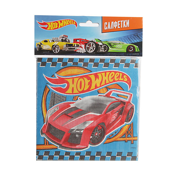 Набор из 12-и салфеток, Hot Wheels Набор из 12-и салфеток, Hot WheelsСалфетки и скатерти<br>Хот Вилс - это известная серия машинок, о которой знает практически каждый мальчишка! Яркие и красочные праздничные салфетки с изображением машинки поднимут ребятам настроение на празднике. Сами по себе салфетки очень качественные и гигиеничные. Одного набора салфеток хватит на праздничную вечеринку для небольшой компании!<br><br>Дополнительная информация:<br><br>- Материал: бумага.<br>- Комплект: 12 шт.<br>- Размер упаковки: 18х24х1 см.<br>- Вес в упаковке: 60 г.<br><br>Купить набор из 12-и салфеток Hot Wheels можно в нашем магазине.<br><br>Ширина мм: 18<br>Глубина мм: 24<br>Высота мм: 1<br>Вес г: 60<br>Возраст от месяцев: 12<br>Возраст до месяцев: 2147483647<br>Пол: Мужской<br>Возраст: Детский<br>SKU: 4797424