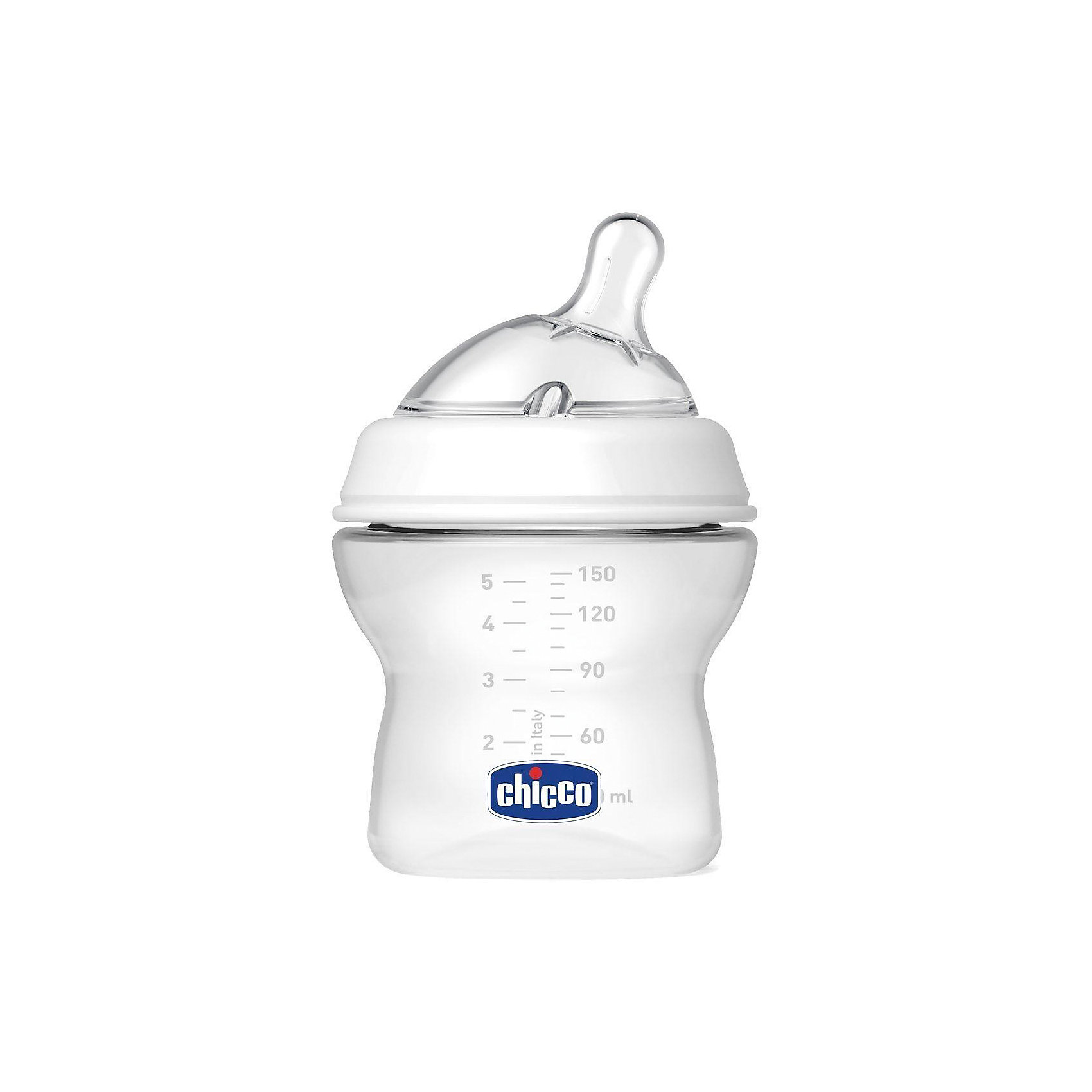 Бутылочка Natural Feeling,0мес.+,150мл., CHICCO Бутылочка Natural Feeling,0мес.+,150мл., CHICCOБутылочки и аксессуары<br>Кормление ребенка - это процесс, требующий особого подхода. Бутылочка Natural Feeling от известного итальянского бренда Chicco разработана совместно с ведущими специалистами и учитывает анатомические особенности ротовой полости грудного ребенка. Такая бутылочка не препятствует процессу правильного формирования ротовой полости. <br>Она производится из очень мягкого силикона. Двойной антиколиковый клапан отводит воздух на дно, из-за этого значительно уменьшается риск появления колик. Широкое круглое основание и наклон соска у соски обеспечивают правильный захват и сохраняют рефлекторное сосательное движение у малыша (как при грудном кормлении). Флексоры у основания соски усиливают ее эластичность, а ребра жесткости помогают соске не терять форму и не слипаться, поэтому жидкость свободно идет к выходному отверстию, и малыш получит необходимое количество пищи. <br><br>Дополнительная информация:<br><br>возраст: с рождения;<br>материал: полипропилен, ультрамягкий силикон;<br>анатомическая форма;<br>антиколиковая система;<br>в комплект входит крышка для гигиены.<br><br>Бутылочку Natural Feeling от бренда CHICCO можно купить в нашем интернет-магазине.<br><br>Ширина мм: 85<br>Глубина мм: 85<br>Высота мм: 133<br>Вес г: 108<br>Возраст от месяцев: 0<br>Возраст до месяцев: 2<br>Пол: Унисекс<br>Возраст: Детский<br>SKU: 4803949
