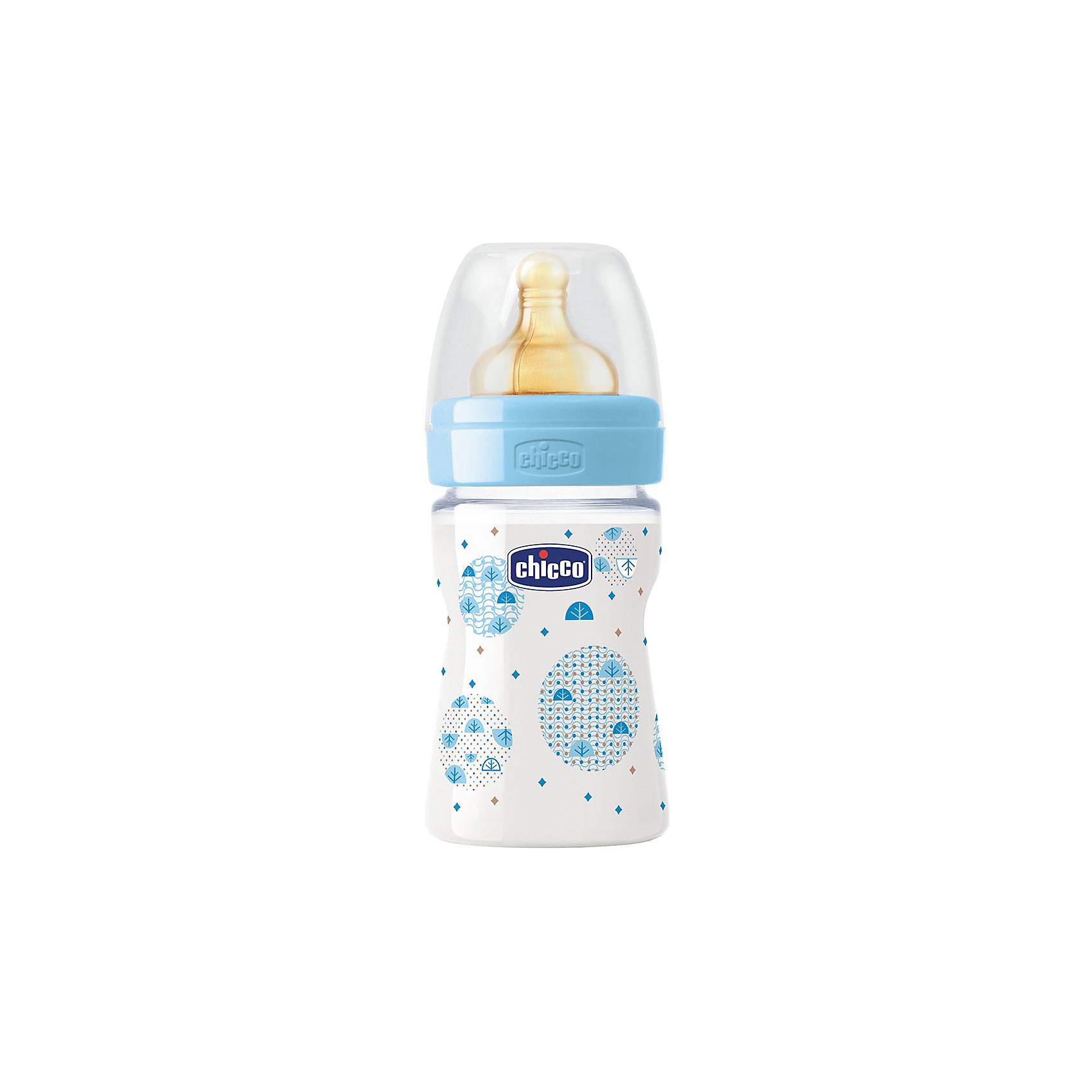 Бутылочка Well-Being Boy 0мес.+ РР,150мл., CHICCO Бутылочка Well-Being Boy 0мес.+ РР,150мл., CHICCOИдеи подарков<br>Кормление ребенка - это процесс, требующий особого подхода. Бутылочка Well-Being Boy от известного итальянского бренда Chicco разработана совместно с ведущими специалистами и учитывает анатомические особенности ротовой полости грудного ребенка. Такая бутылочка не препятствует процессу правильного формирования ротовой полости. <br>Бутылочка дополнена рифлеными кольцами на кончике соски, которые повышают естественную эластичность натурального латекса. Во время кормления соска вытягивается и создает ощущение материнского соска. Имеет антиколиковый клапан. Широкое основание соски сделано для поддержки губ малыша, оно помогает обеспечить физиологический захват. Не содержит бисфенол-А.<br><br>Дополнительная информация:<br><br>возраст: с рождения;<br>материал: полипропилен, латекс;<br>объем: 150 мл;<br>анатомическая форма;<br>антиколиковая система;<br>в комплект входит крышка для гигиены.<br><br>Бутылочку Well-Being Boy от бренда CHICCO можно купить в нашем интернет-магазине.<br><br>Ширина мм: 62<br>Глубина мм: 62<br>Высота мм: 160<br>Вес г: 87<br>Возраст от месяцев: 0<br>Возраст до месяцев: 2<br>Пол: Мужской<br>Возраст: Детский<br>SKU: 4803952
