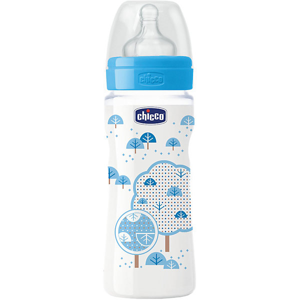 Бутылочка Well-Being Boy 4мес.+, сил.соска, РР, 330мл., CHICCO Бутылочка Well-Being Boy 4мес.+, сил.соска, РР, 330мл., CHICCO300 - 380 мл.<br>Бутылочка Well-Being от известного итальянского бренда Chicco разработана совместно с ведущими специалистами и учитывает анатомические особенности ротовой полости грудного ребенка. Такая бутылочка не препятствует процессу правильного формирования ротовой полости. <br>Бутылочка дополнена рифлеными кольцами на кончике соски, которые повышают естественную эластичность натурального латекса. Во время кормления соска вытягивается и создает ощущение материнского соска. Имеет антиколиковый клапан. Широкое основание соски сделано для поддержки губ малыша, оно помогает обеспечить физиологический захват. Не содержит бисфенол-А. В комплекте - силиконовая соска.<br><br>Дополнительная информация:<br><br>возраст: от 4 месяцев;<br>материал: полипропилен, силикон;<br>объем: 330 мл;<br>анатомическая форма;<br>антиколиковая система;<br>в комплект входит крышка для гигиены.<br><br>Бутылочку Well-Being от бренда CHICCO можно купить в нашем интернет-магазине.<br><br>Ширина мм: 67<br>Глубина мм: 67<br>Высота мм: 216<br>Вес г: 112<br>Возраст от месяцев: 4<br>Возраст до месяцев: 12<br>Пол: Женский<br>Возраст: Детский<br>SKU: 4803961