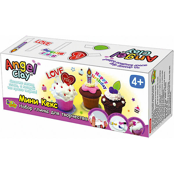 Игровой набор для лепки из глины "Mini Cup Cake", Angel Clay