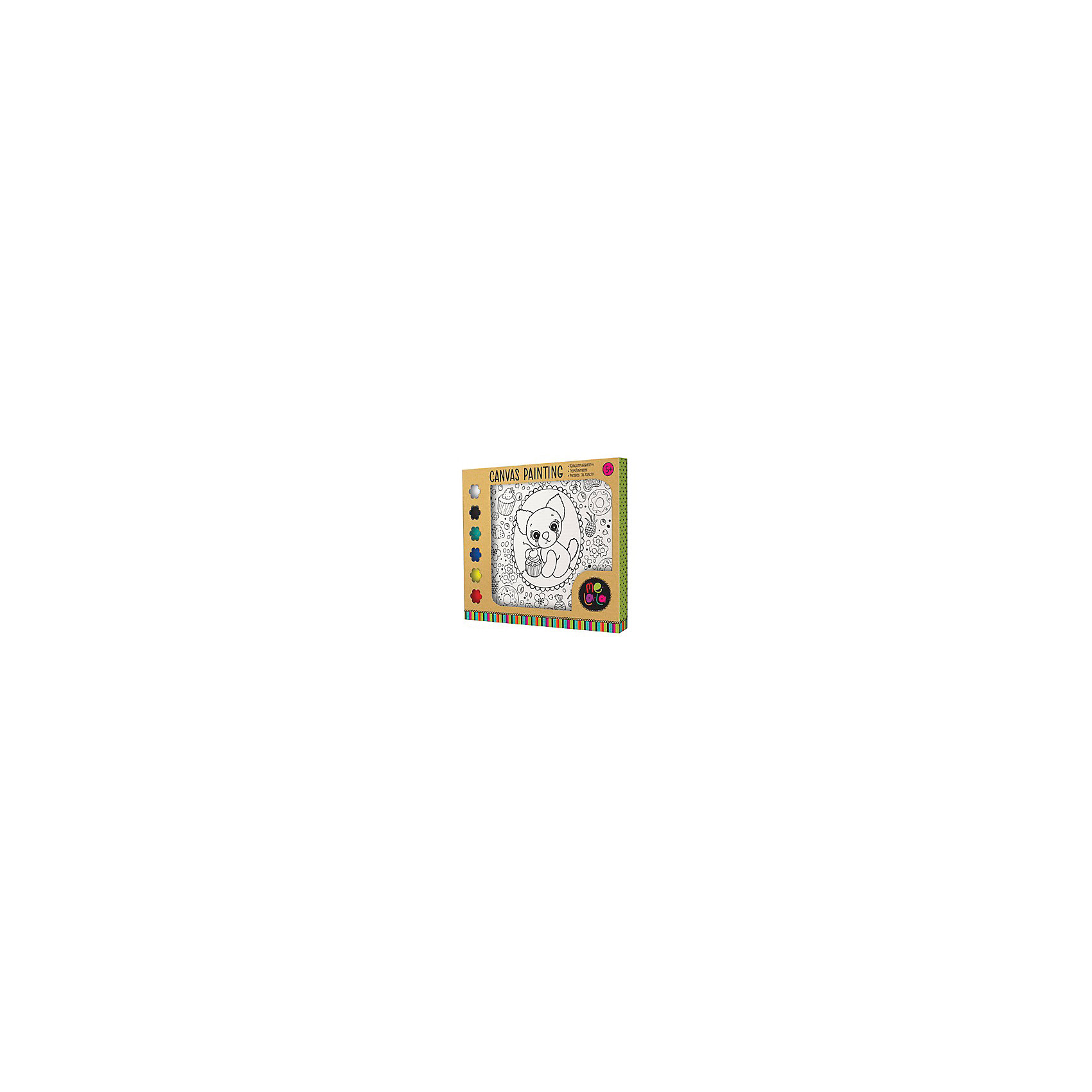 Роспись по холсту Собачка Fany, 20*20 см Роспись по холсту Собачка Fany, 20*20 смРисование<br>Роспись по холсту - прекрасное развивающие занятие для ребенка!<br>Набор способствует развитию собственного стиля ребенка, видения, воображения и творческих способностей! <br>А самое главное, рисунок сделанный своими руками будет прекрасным и самым важным подарком маме!<br><br>В наборе: <br>- Холст на рамке.<br>- 6 красок.<br>- Кисточка.<br><br>Дополнительная информация:<br><br>- Возраст: с 5 лет.<br>- Размер холста: 20х20 см.<br>- Размер упаковки: 20х2х24 см.<br>- Вес в упаковке: 110 г.<br><br>Купить роспись по холсту Собачка Fany можно в нашем магазине.<br><br>Ширина мм: 200<br>Глубина мм: 20<br>Высота мм: 240<br>Вес г: 110<br>Возраст от месяцев: 60<br>Возраст до месяцев: 108<br>Пол: Женский<br>Возраст: Детский<br>SKU: 4823384